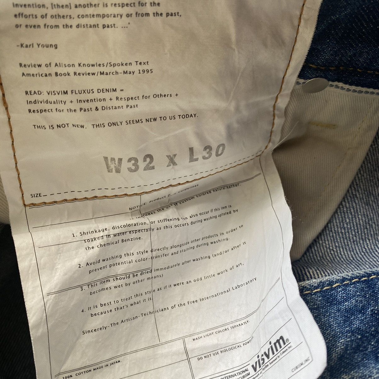 Visvim Fluxus 04D5 Social Sculpture Jeans Size US 32 / EU 48 - 7 Thumbnail