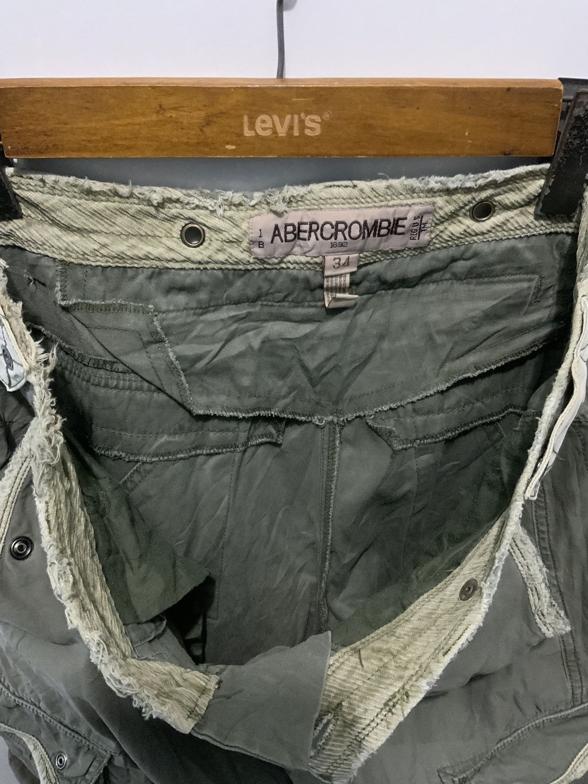 Abercrombie & Fitch Vintage Abercrombie Bondage Camo Voodo Tactical Cargo Pants Size US 34 / EU 50 - 20 Thumbnail