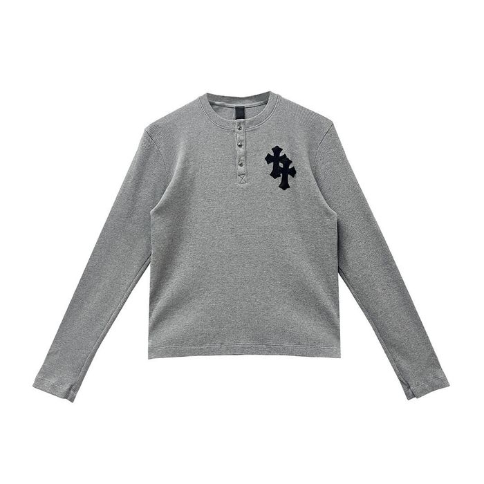 Chrome Hearts Chrome Hearts Waffle Henley Collar Long Sleeves Grailed