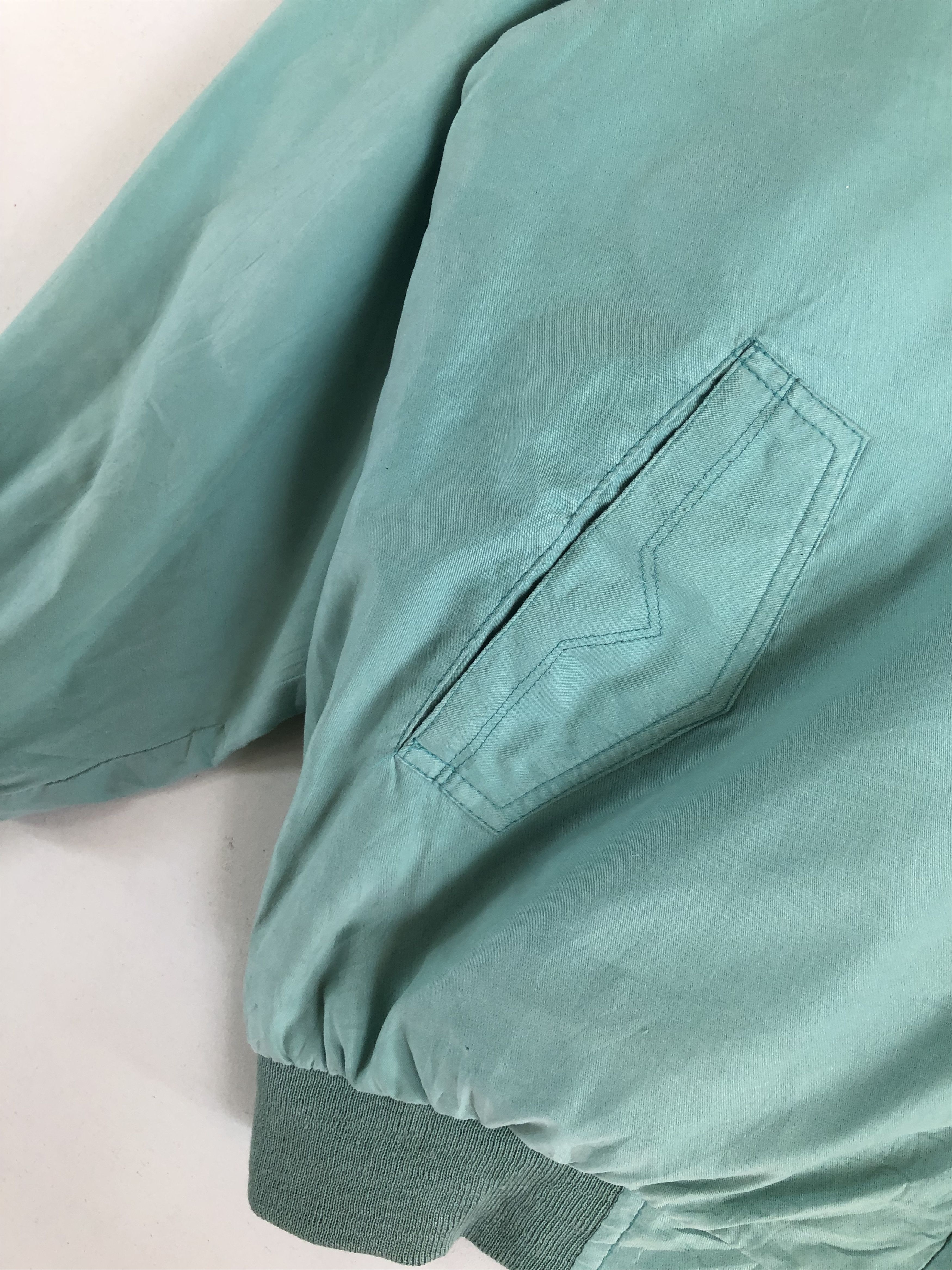 Giorgio Armani × Vintage VINTAGE GIORGIO ARMANI BIG LOGO LIGHTWEIGHT FLIGHT JACKET Size US L / EU 52-54 / 3 - 7 Thumbnail