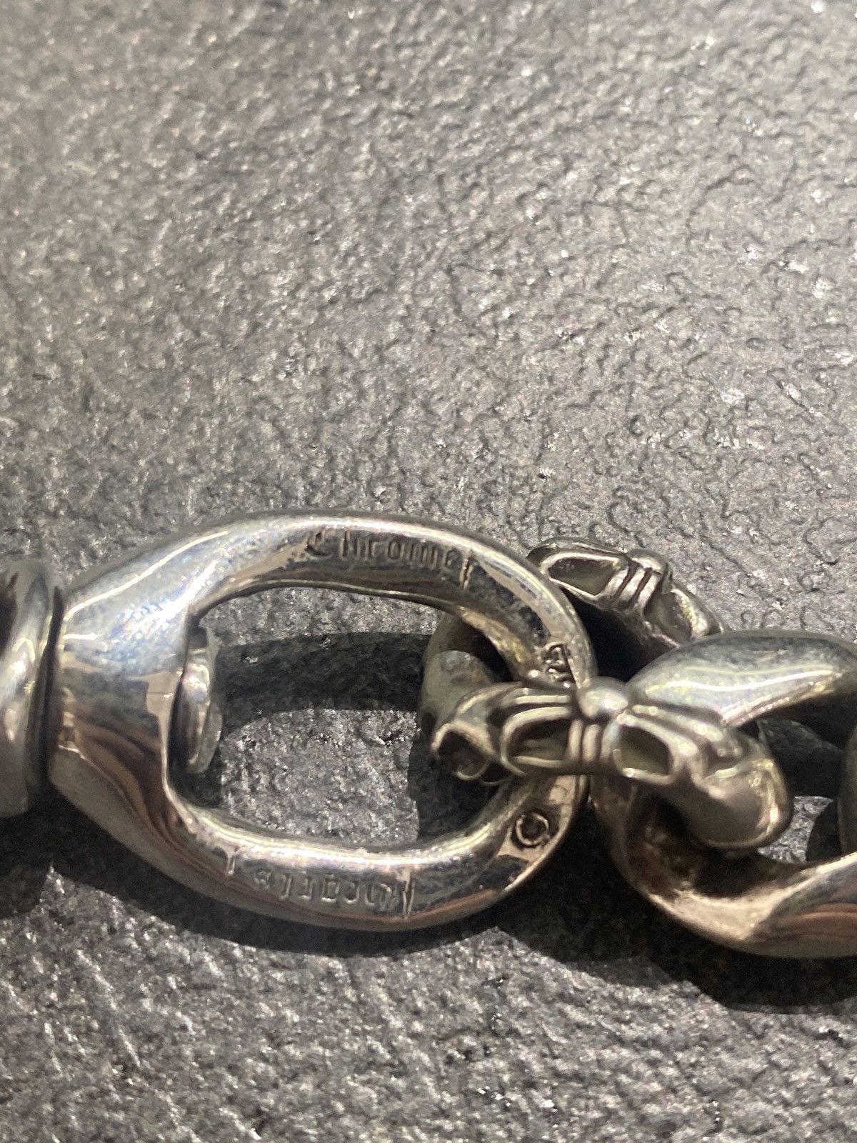 Chrome Hearts Double-headed Lobster Clasp Cross Chain