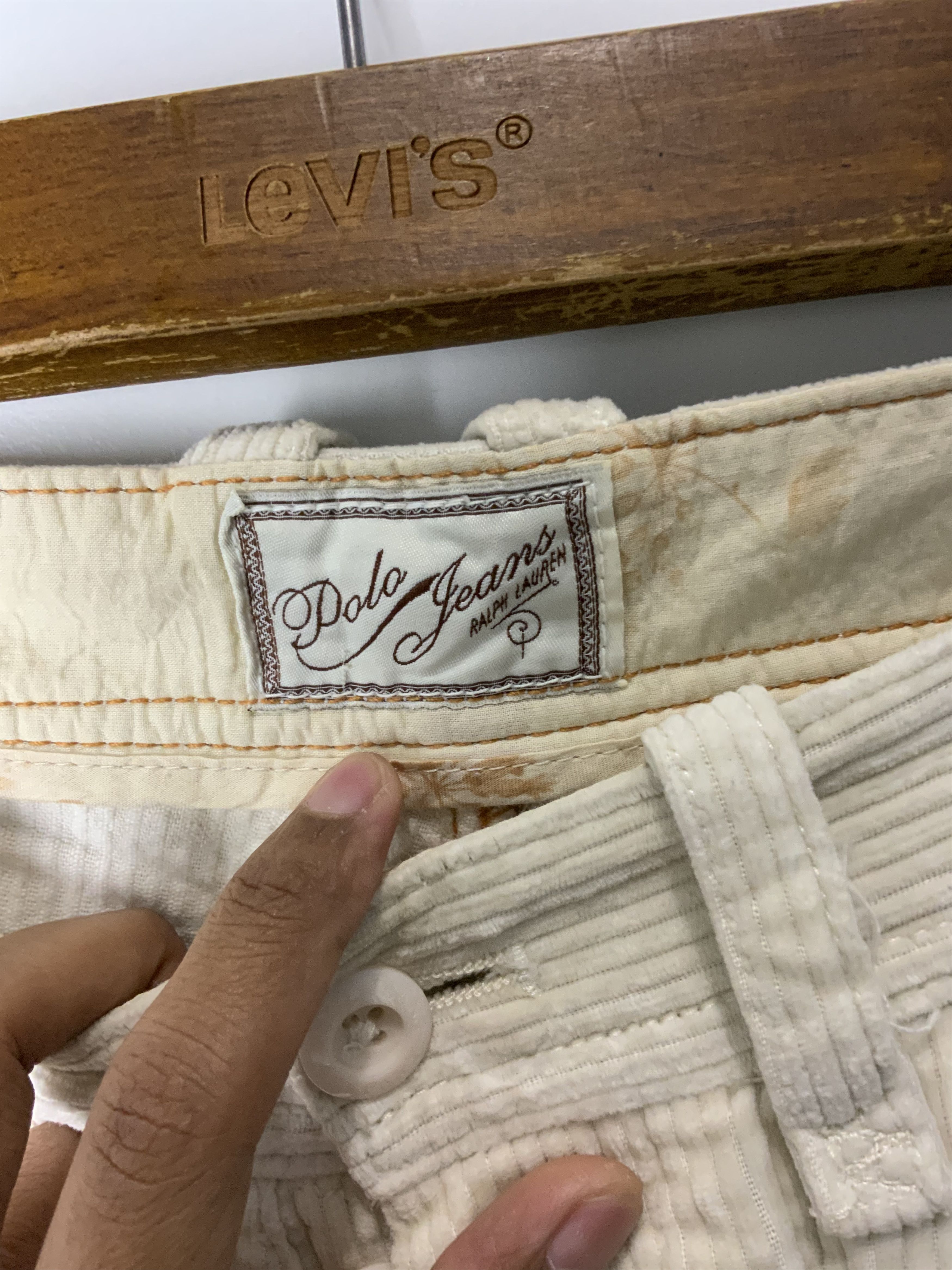 Polo Ralph Lauren Polo Jeans Ralph Lauren Bootcut Coduroy Vintage Size US 29 - 17 Thumbnail