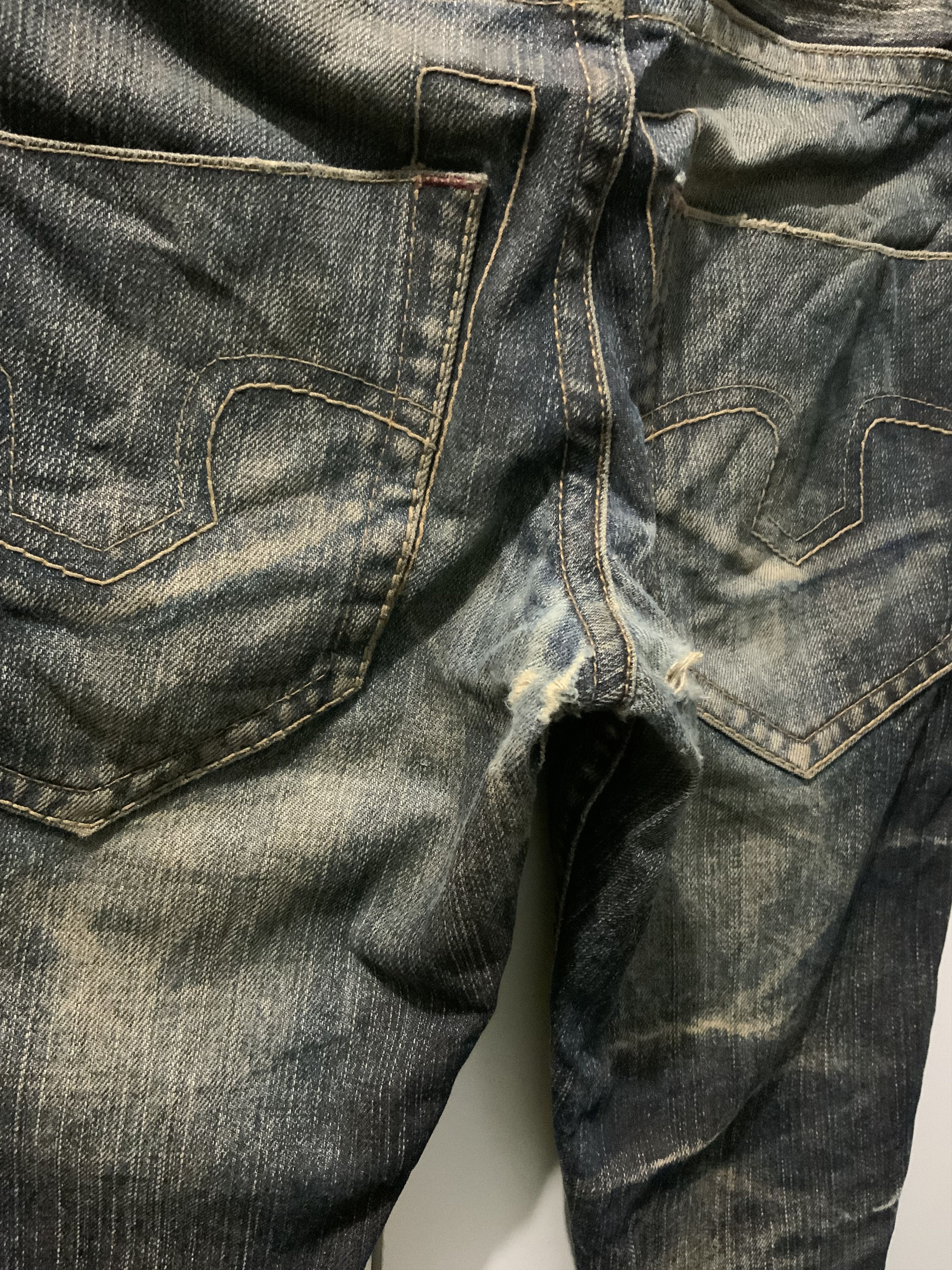 Japanese Brand JAPAN MADE Tornado Mart Distressed Bootcut Flare Size US 32 / EU 48 - 11 Thumbnail