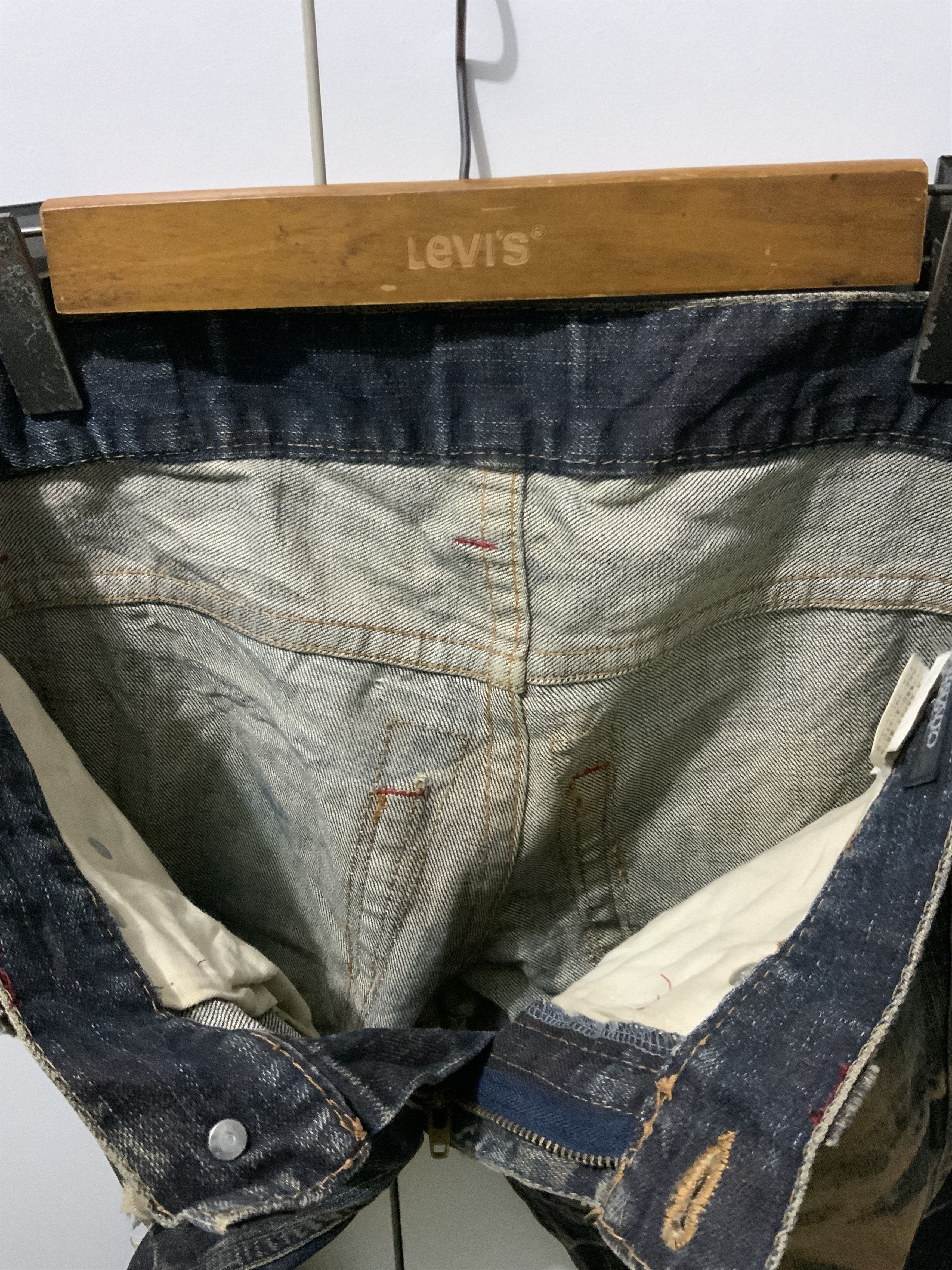 Japanese Brand JAPAN MADE Tornado Mart Distressed Bootcut Flare Size US 32 / EU 48 - 14 Thumbnail