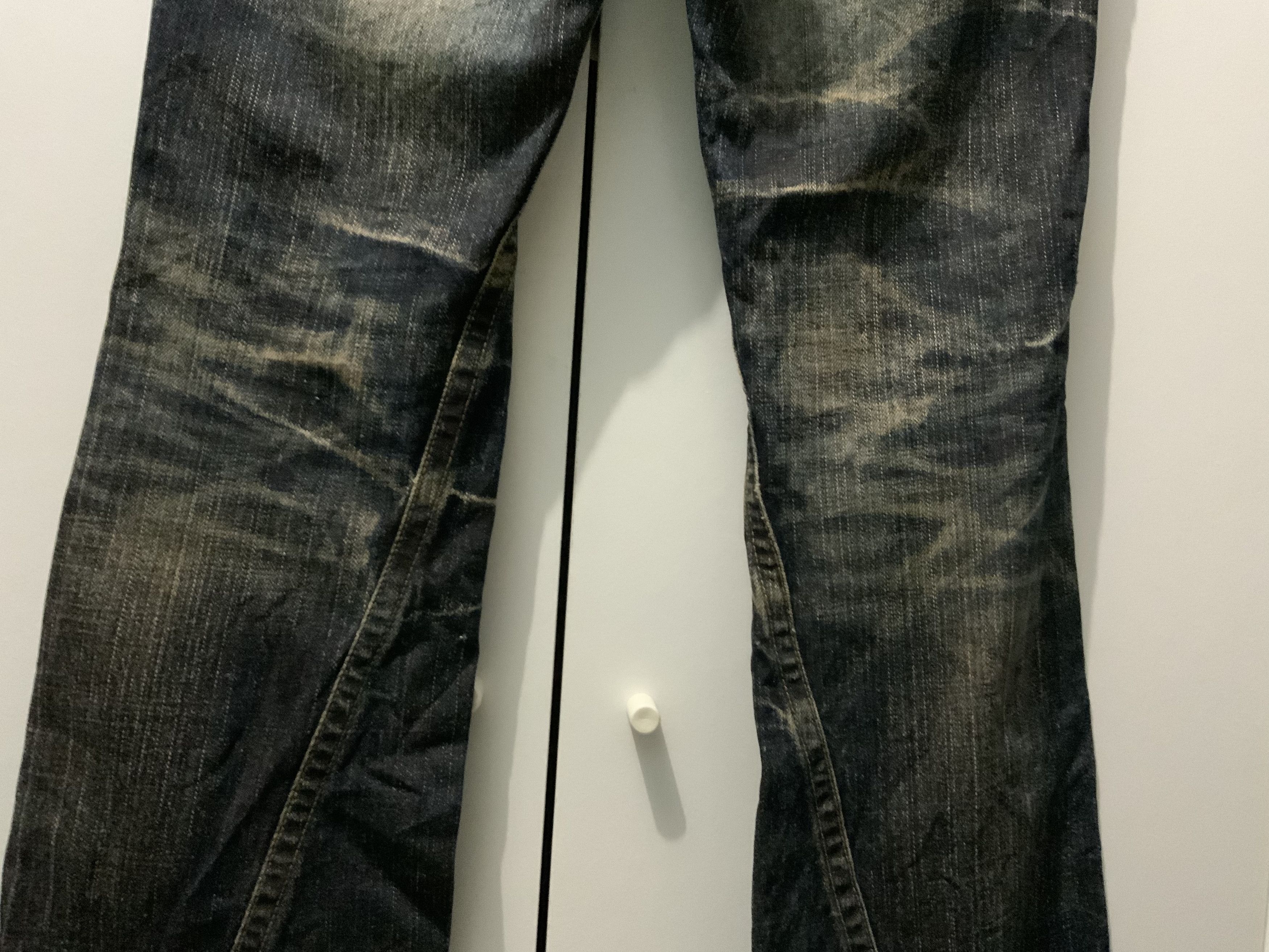Japanese Brand JAPAN MADE Tornado Mart Distressed Bootcut Flare Size US 32 / EU 48 - 13 Thumbnail