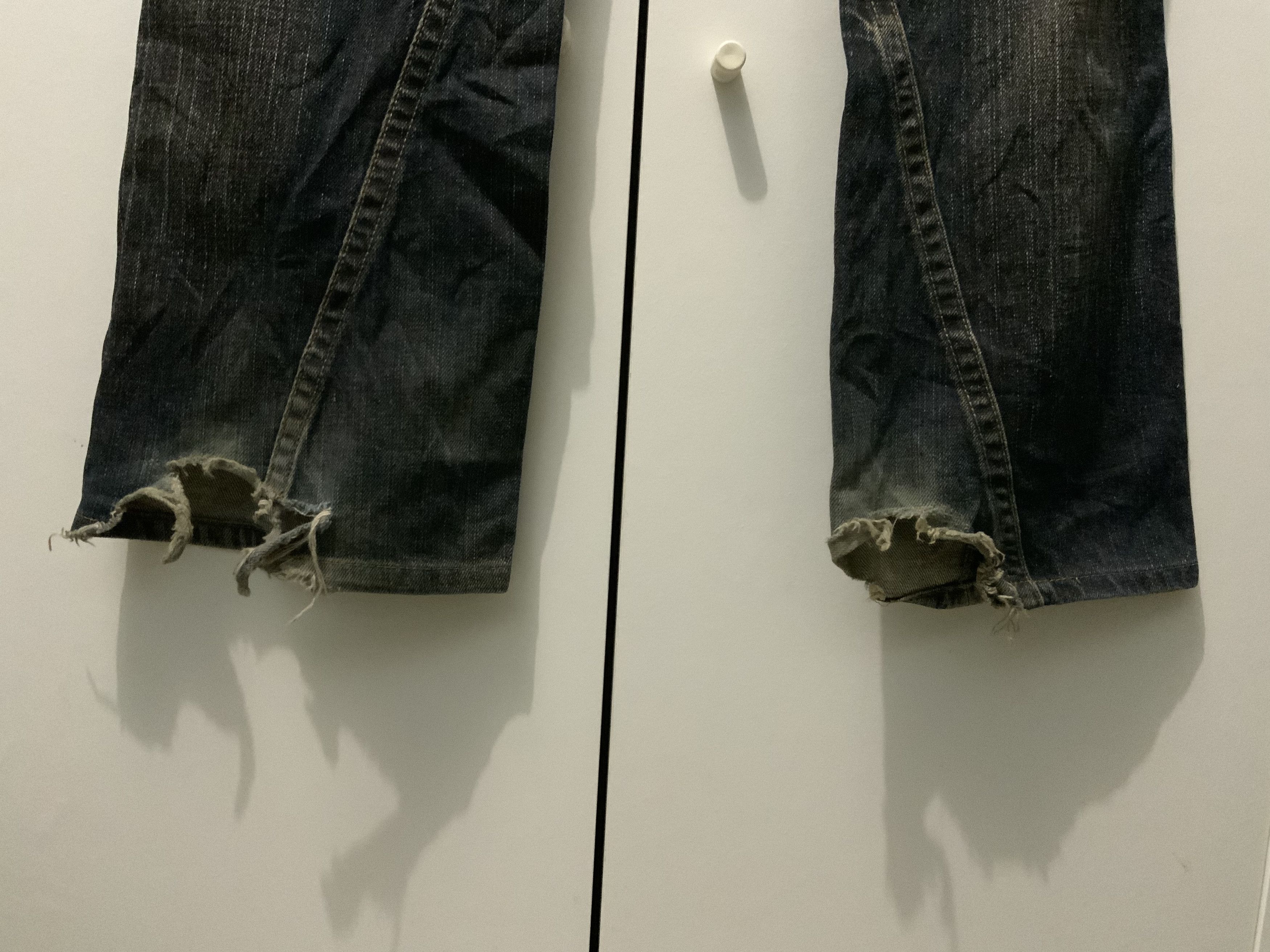 Japanese Brand JAPAN MADE Tornado Mart Distressed Bootcut Flare Size US 32 / EU 48 - 9 Thumbnail