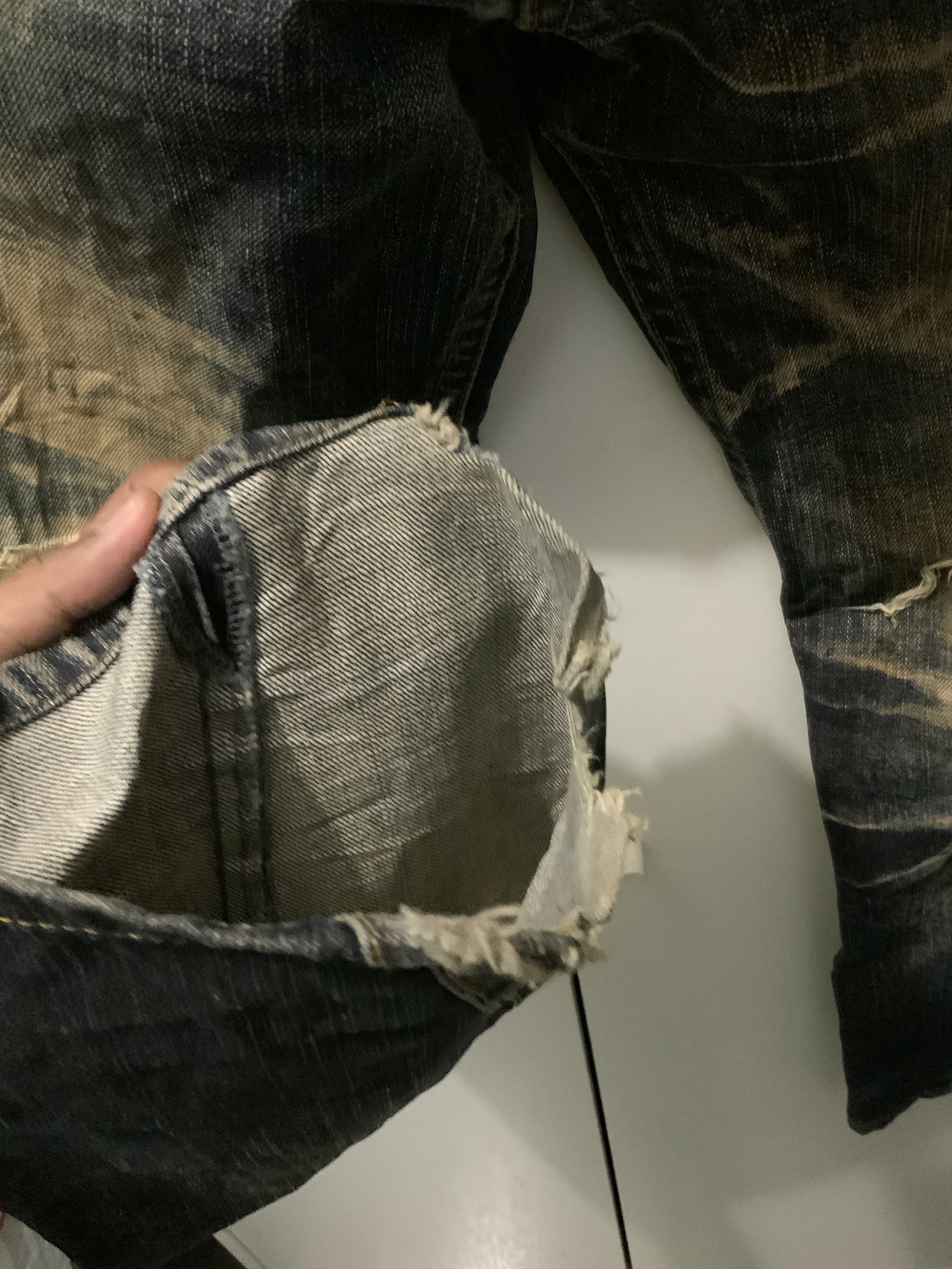 Japanese Brand JAPAN MADE Tornado Mart Distressed Bootcut Flare Size US 32 / EU 48 - 19 Thumbnail