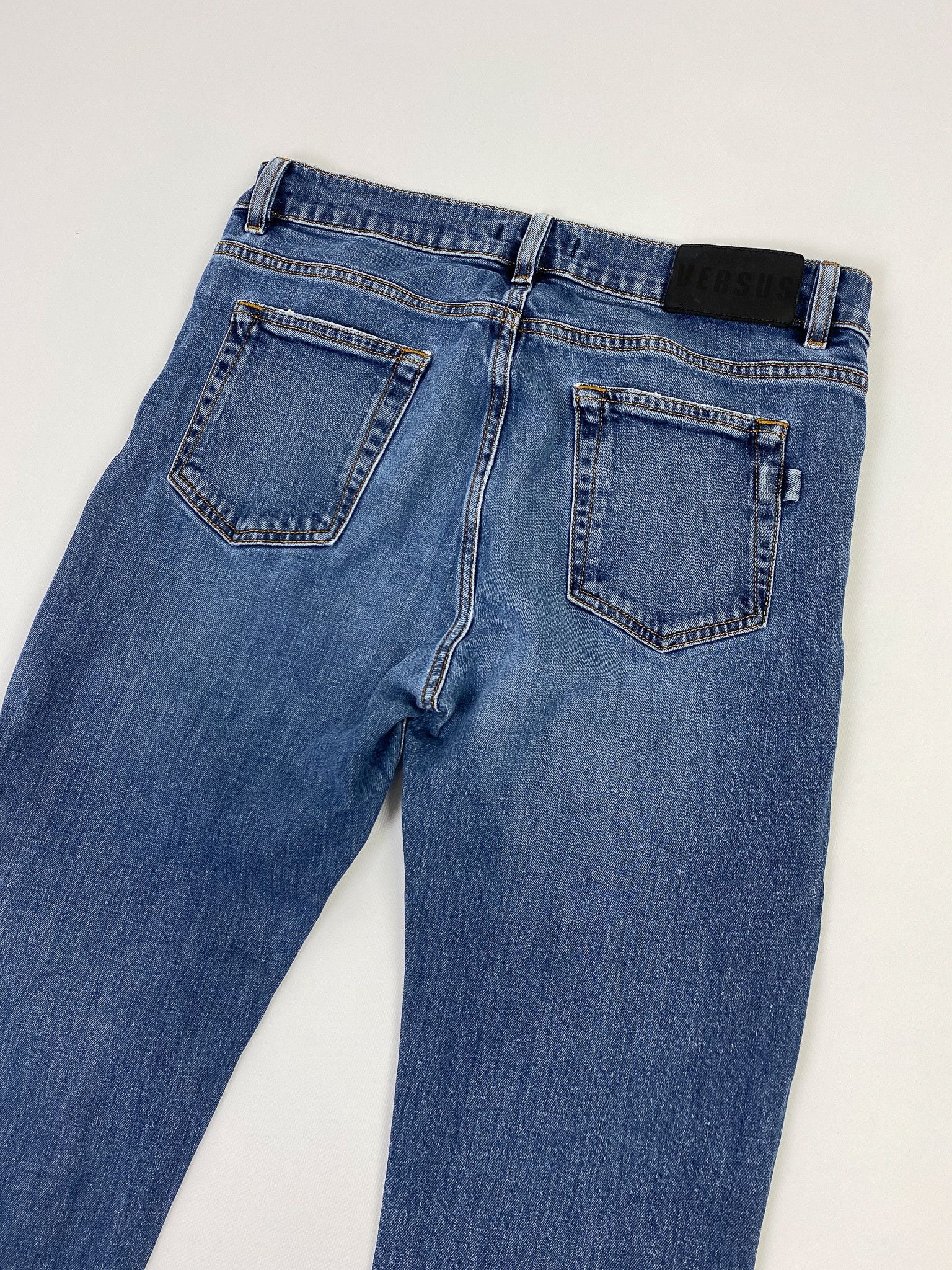 Versace Versus Versace Skinny Blue Denim Pants Jeans Size US 32 / EU 48 - 7 Thumbnail