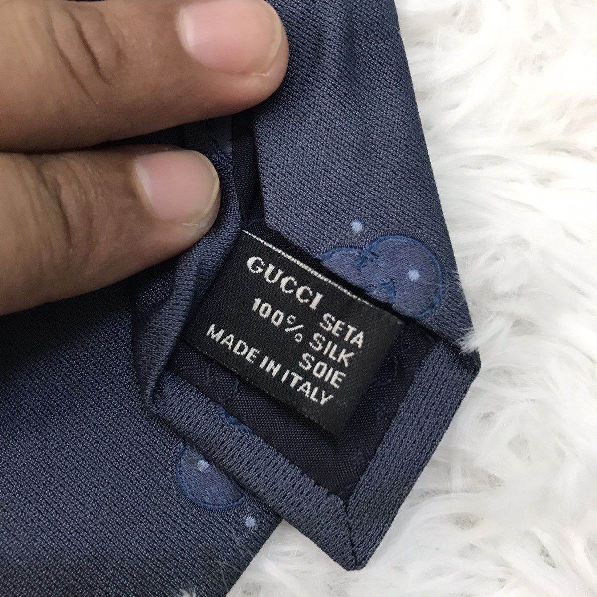 Gucci Gucci Silk Neck Tie Made in Italy Size ONE SIZE - 7 Thumbnail