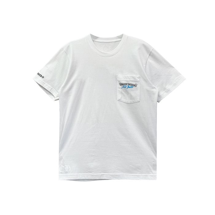 Chrome Hearts Chrome Hearts St.Barth Back Scroll Tee White | Grailed