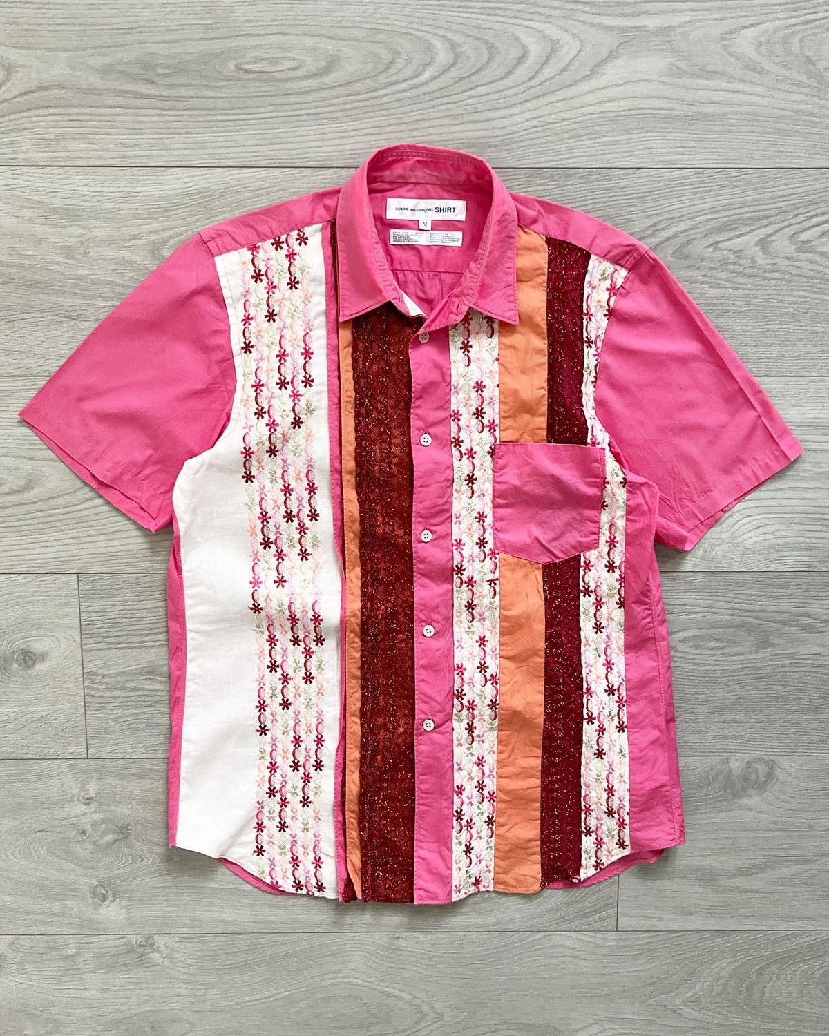 Comme des Garcons Comme Des Garcons SHIRT Multi-Pattern Shirt Size US S / EU 44-46 / 1 - 2 Thumbnail