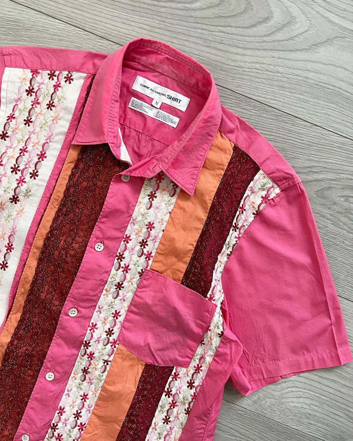 Comme des Garcons Comme Des Garcons SHIRT Multi-Pattern Shirt Size US S / EU 44-46 / 1 - 3 Thumbnail