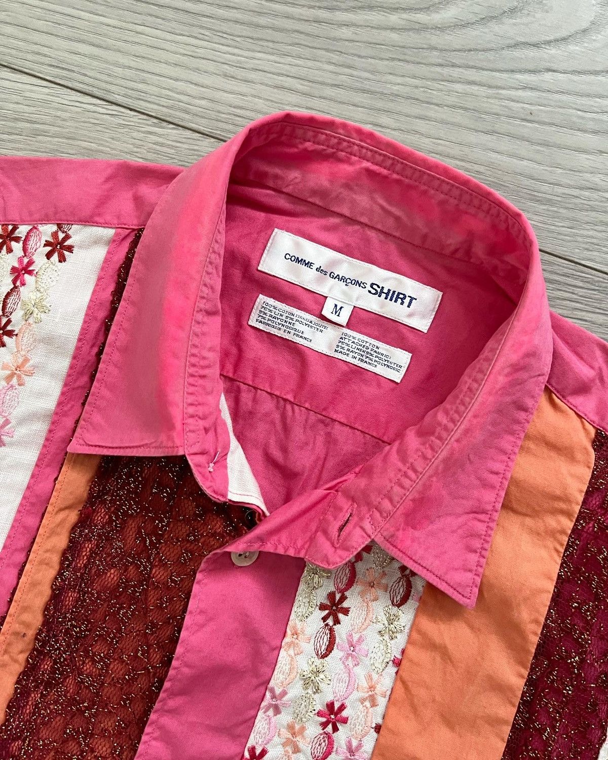 Comme des Garcons Comme Des Garcons SHIRT Multi-Pattern Shirt Size US S / EU 44-46 / 1 - 4 Thumbnail