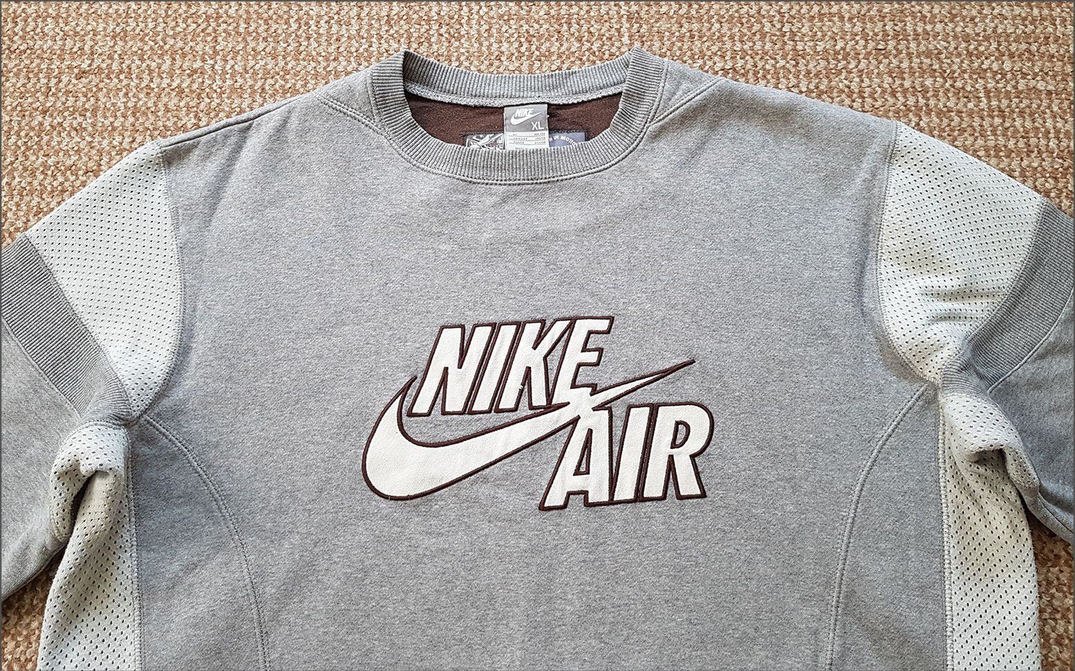 Nike Vintage Nike Air Sweatshirt Big Logo size XL Size US XL / EU 56 / 4 - 2 Thumbnail