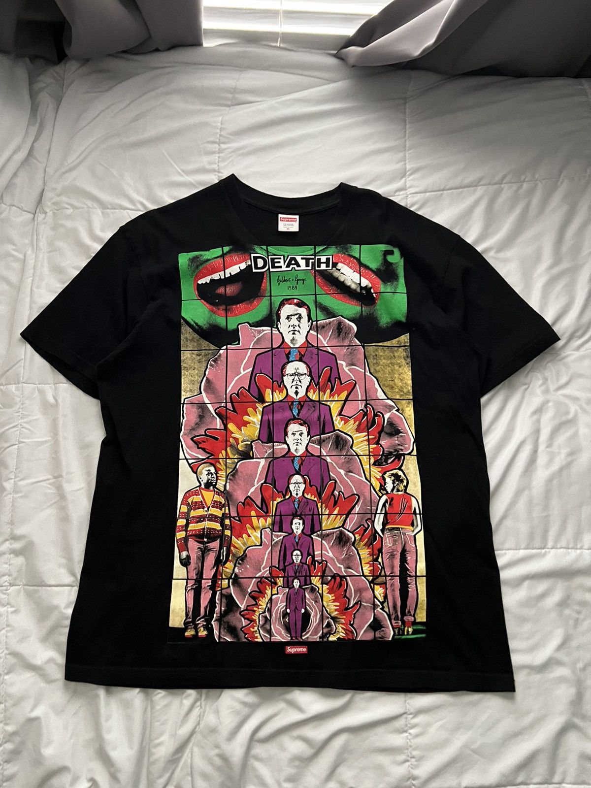 Supreme Gilbert George Death Tee | Grailed