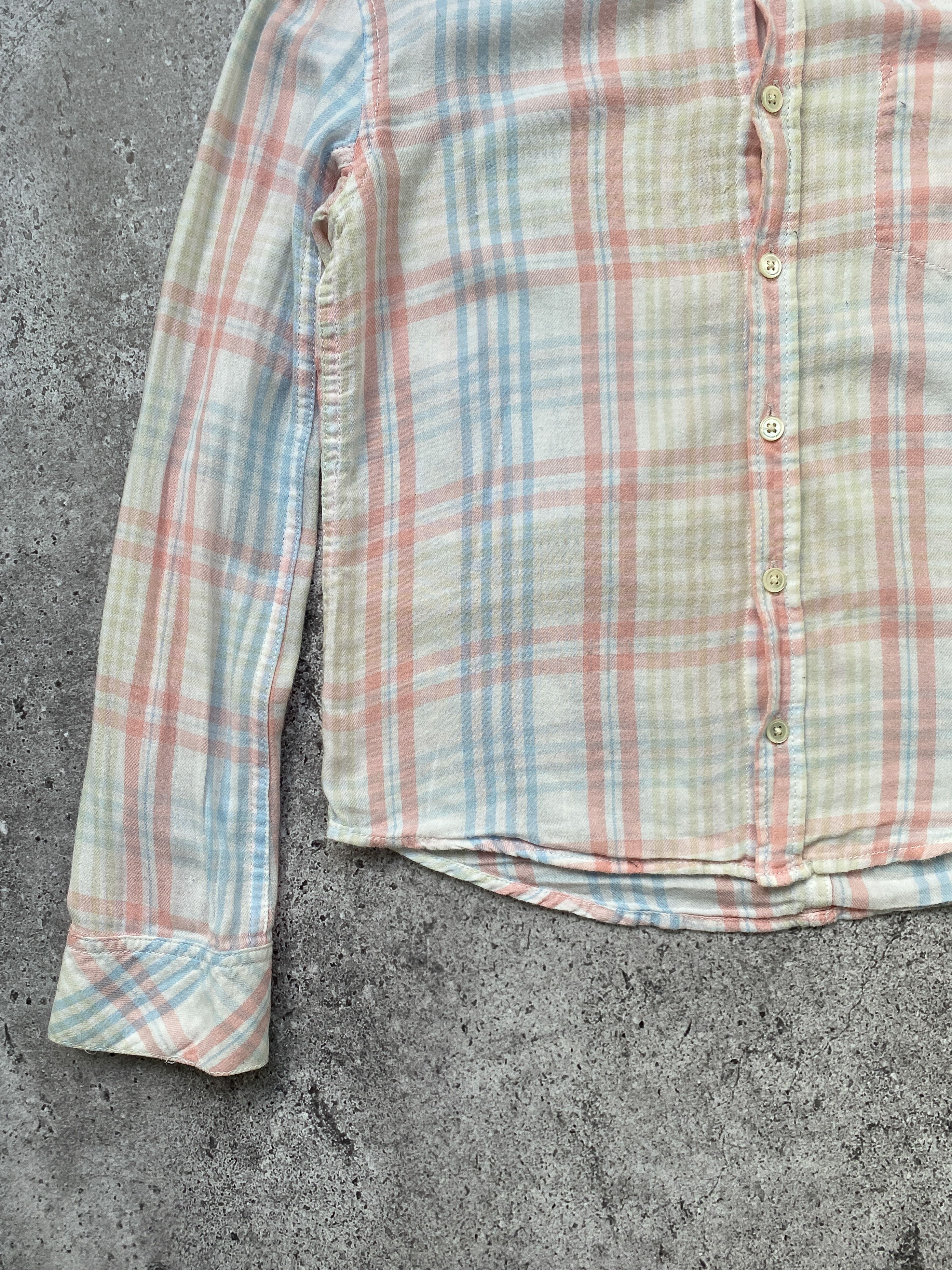 Acne Studios Acne Check Cropped Shirt Size 10 Size L / US 10 / IT 46 - 6 Thumbnail
