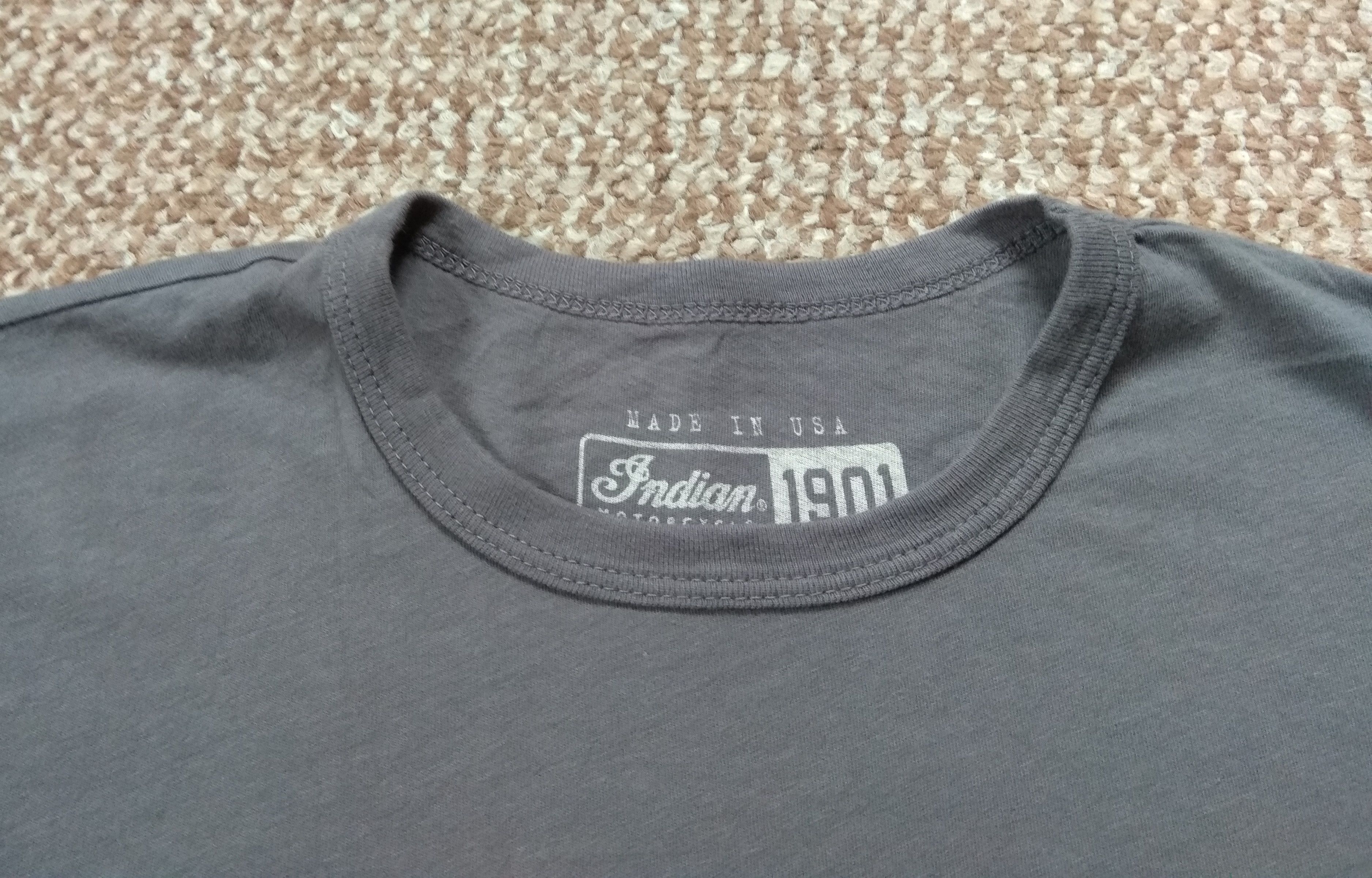 Indian Motorcycle Vintage Indian Coney Island Motordrome 1901 Biker Moto Tee Size US S / EU 44-46 / 1 - 5 Thumbnail