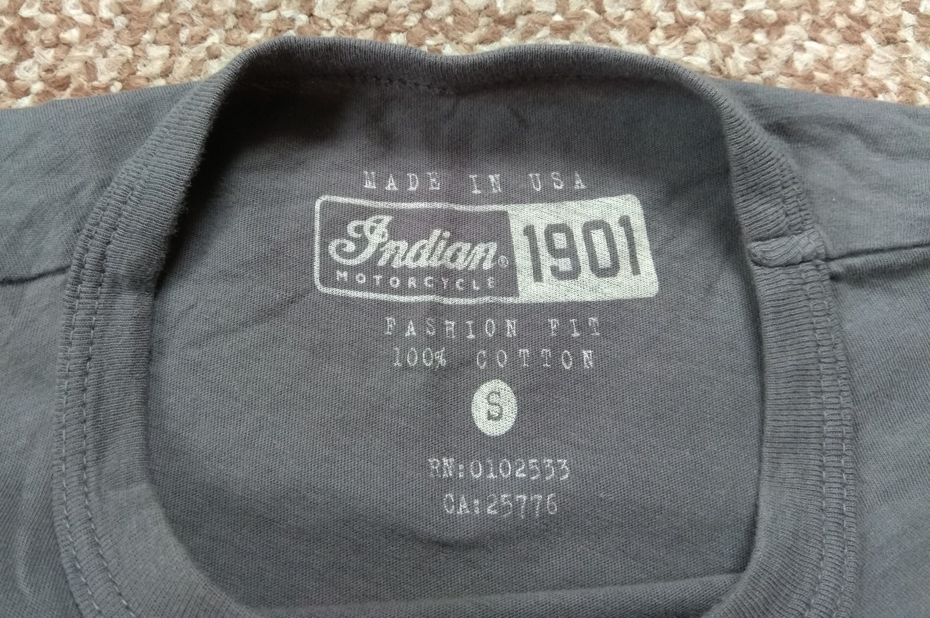 Indian Motorcycle Vintage Indian Coney Island Motordrome 1901 Biker Moto Tee Size US S / EU 44-46 / 1 - 6 Thumbnail
