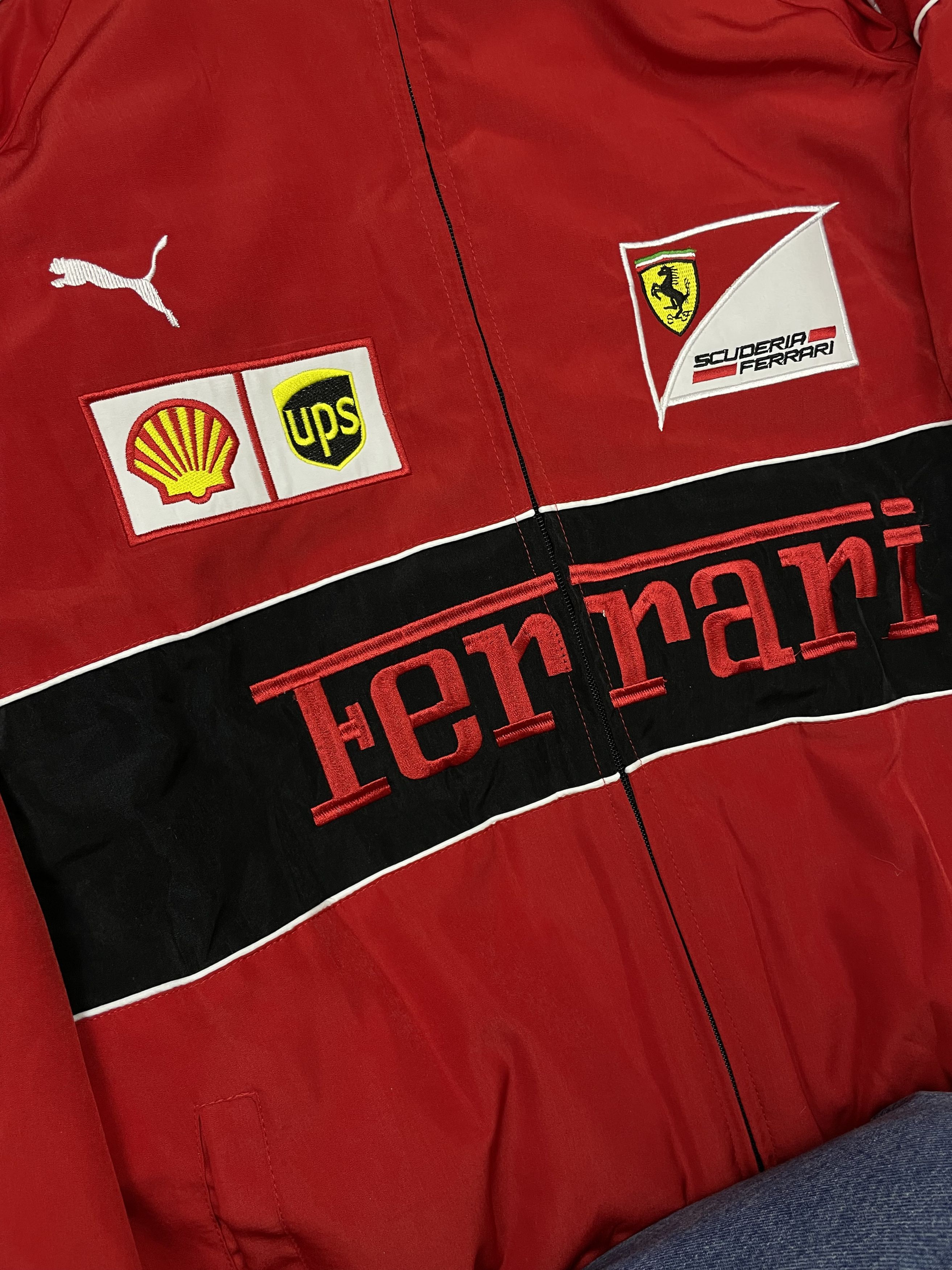 Ferrari × Racing × Vintage Ferrari F1 Vintage Racing Jacket Ferrari × Racing × Vintage Ferrari F1 Vintage Racing Jacket