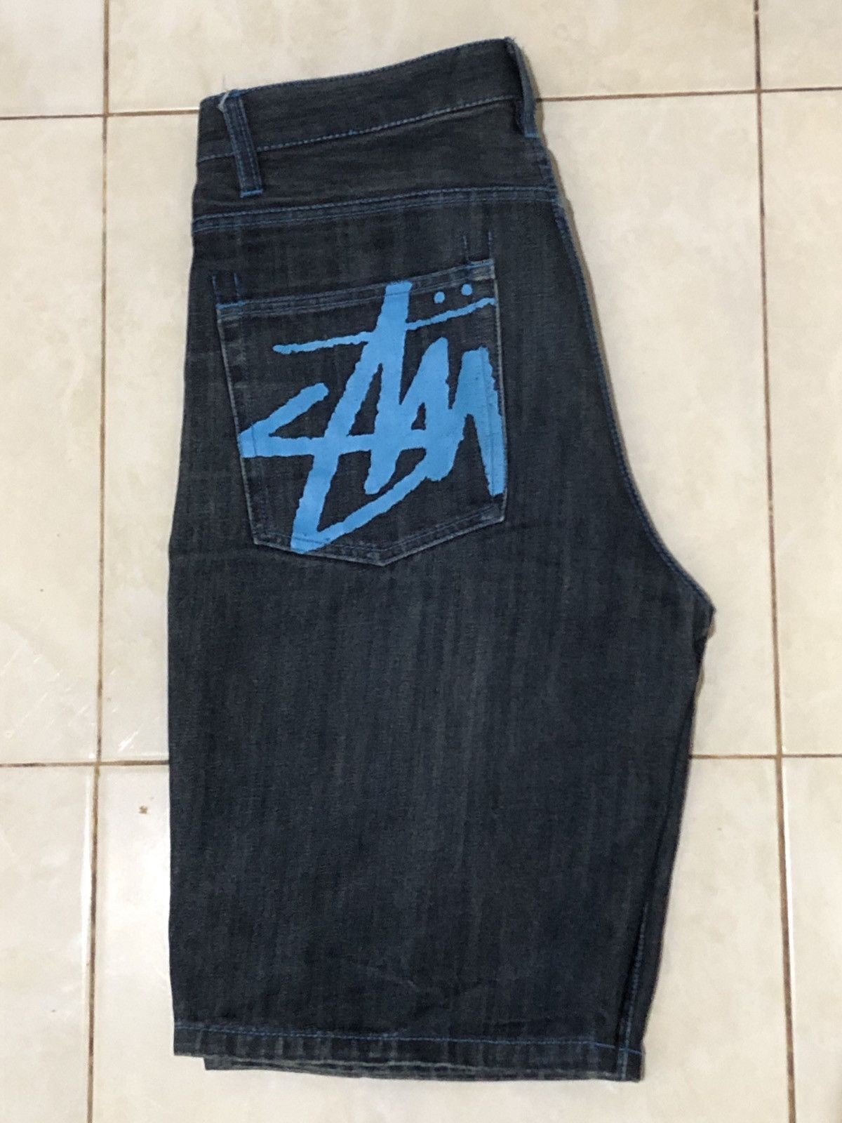 Stussy STUSSY SPELL OUT JORTS y2k Size US 32 / EU 48 - 3 Thumbnail