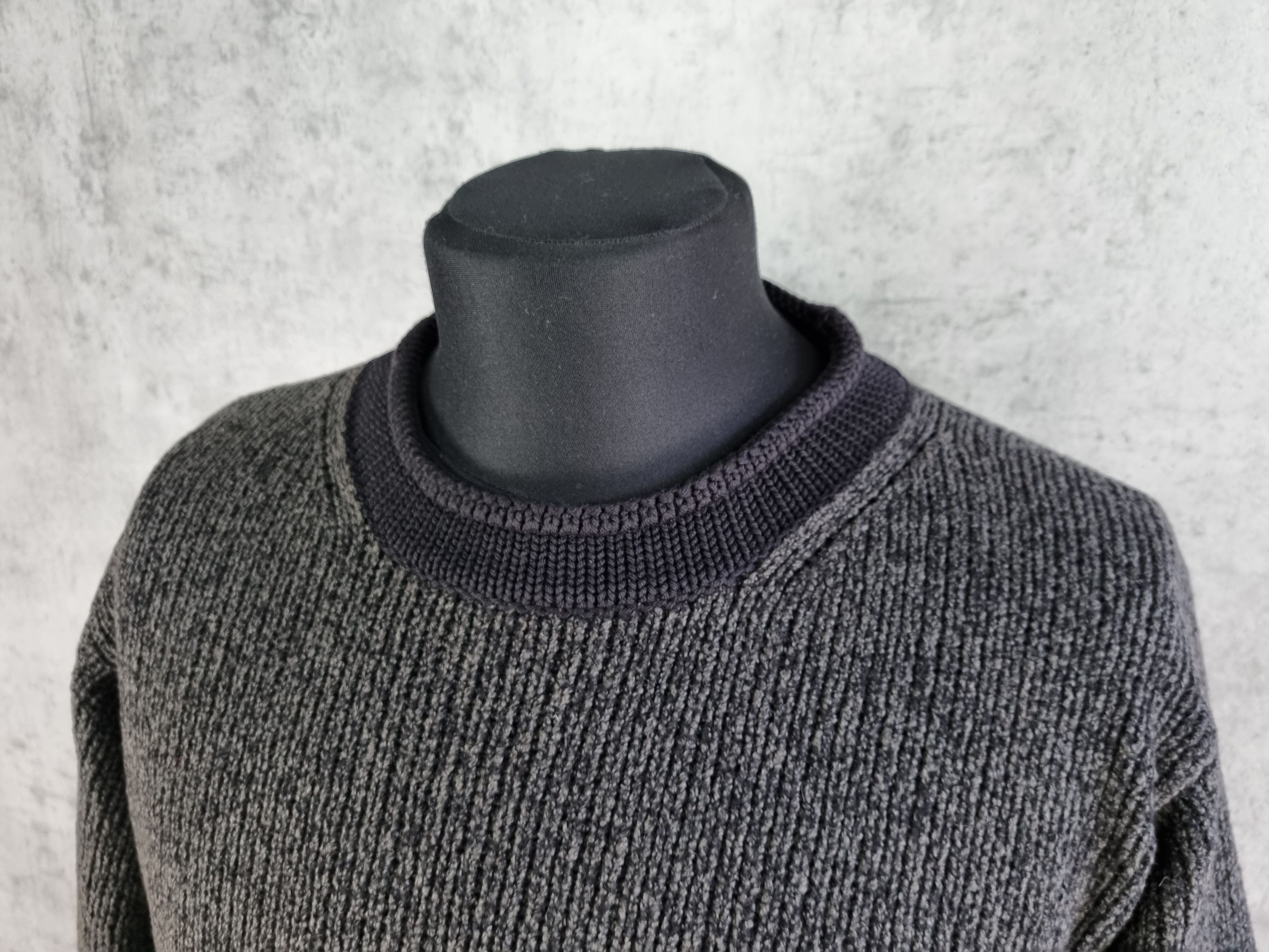 Stone Island × Vintage 90s Stone Island Vintage Knitted Sweater Relaxed fit Size US L / EU 52-54 / 3 - 7 Thumbnail