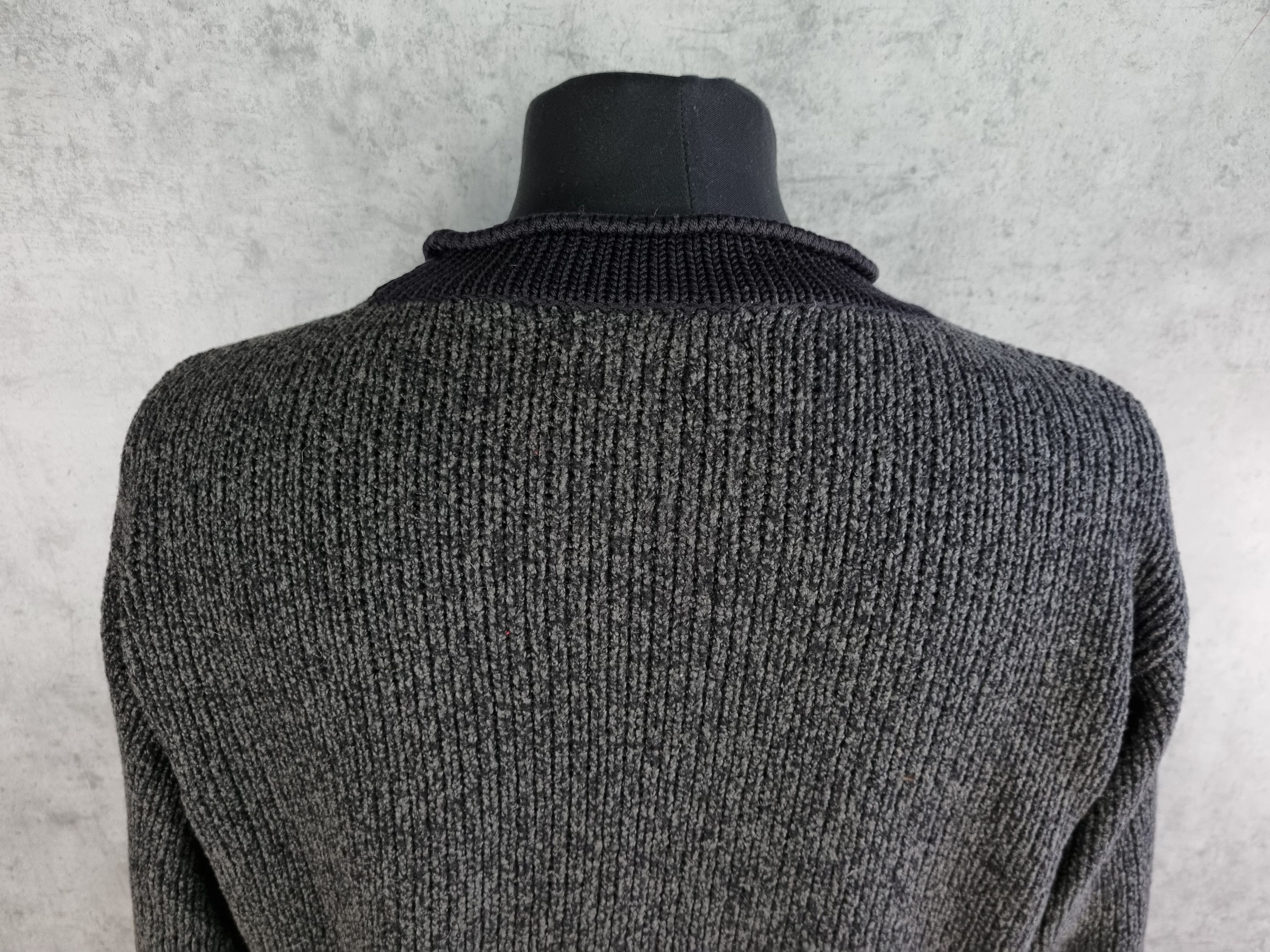 Stone Island × Vintage 90s Stone Island Vintage Knitted Sweater Relaxed fit Size US L / EU 52-54 / 3 - 8 Thumbnail