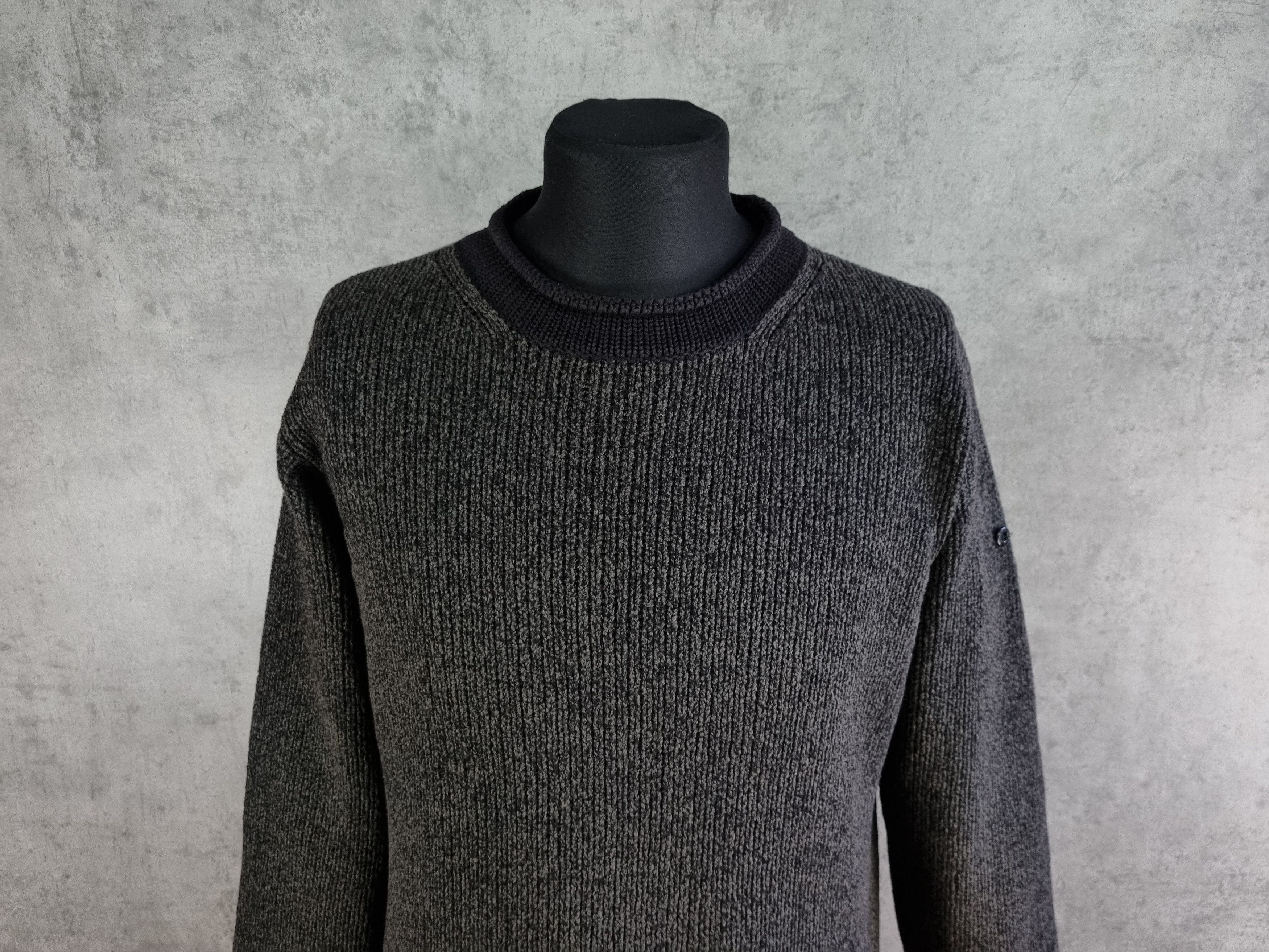 Stone Island × Vintage 90s Stone Island Vintage Knitted Sweater Relaxed fit Size US L / EU 52-54 / 3 - 6 Thumbnail
