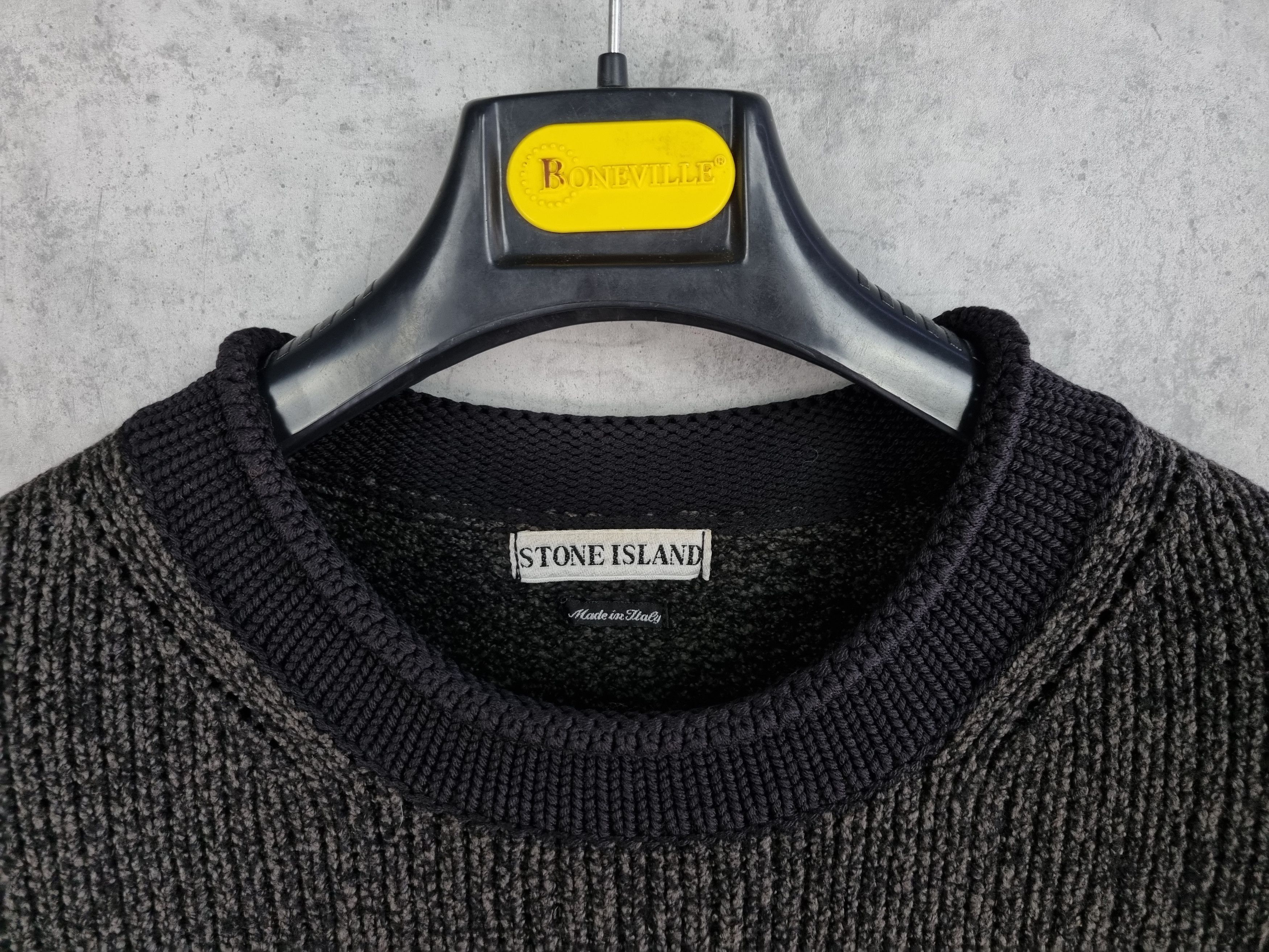 Stone Island × Vintage 90s Stone Island Vintage Knitted Sweater Relaxed fit Size US L / EU 52-54 / 3 - 9 Thumbnail