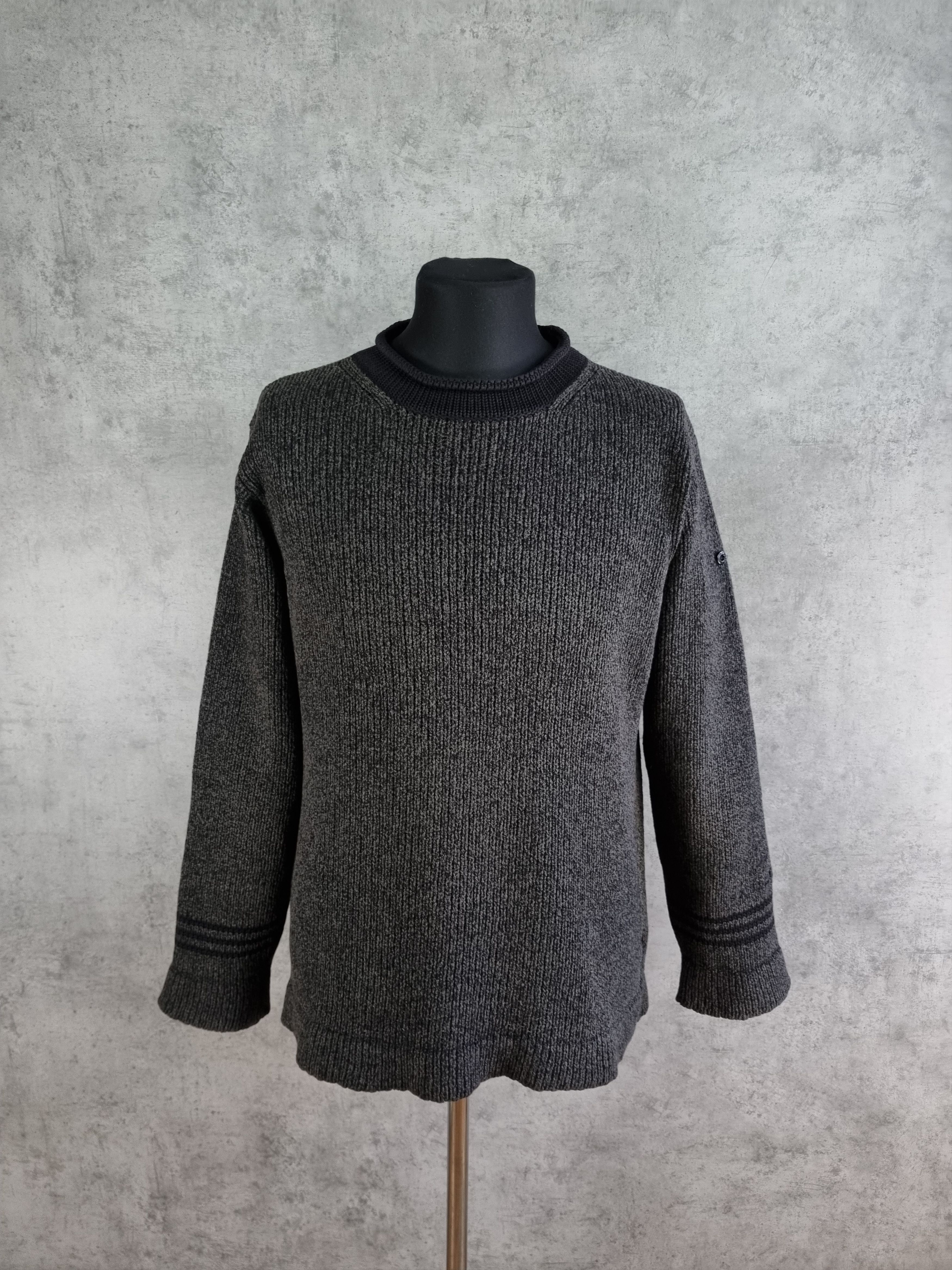 Stone Island × Vintage 90s Stone Island Vintage Knitted Sweater Relaxed fit Size US L / EU 52-54 / 3 - 24 Thumbnail