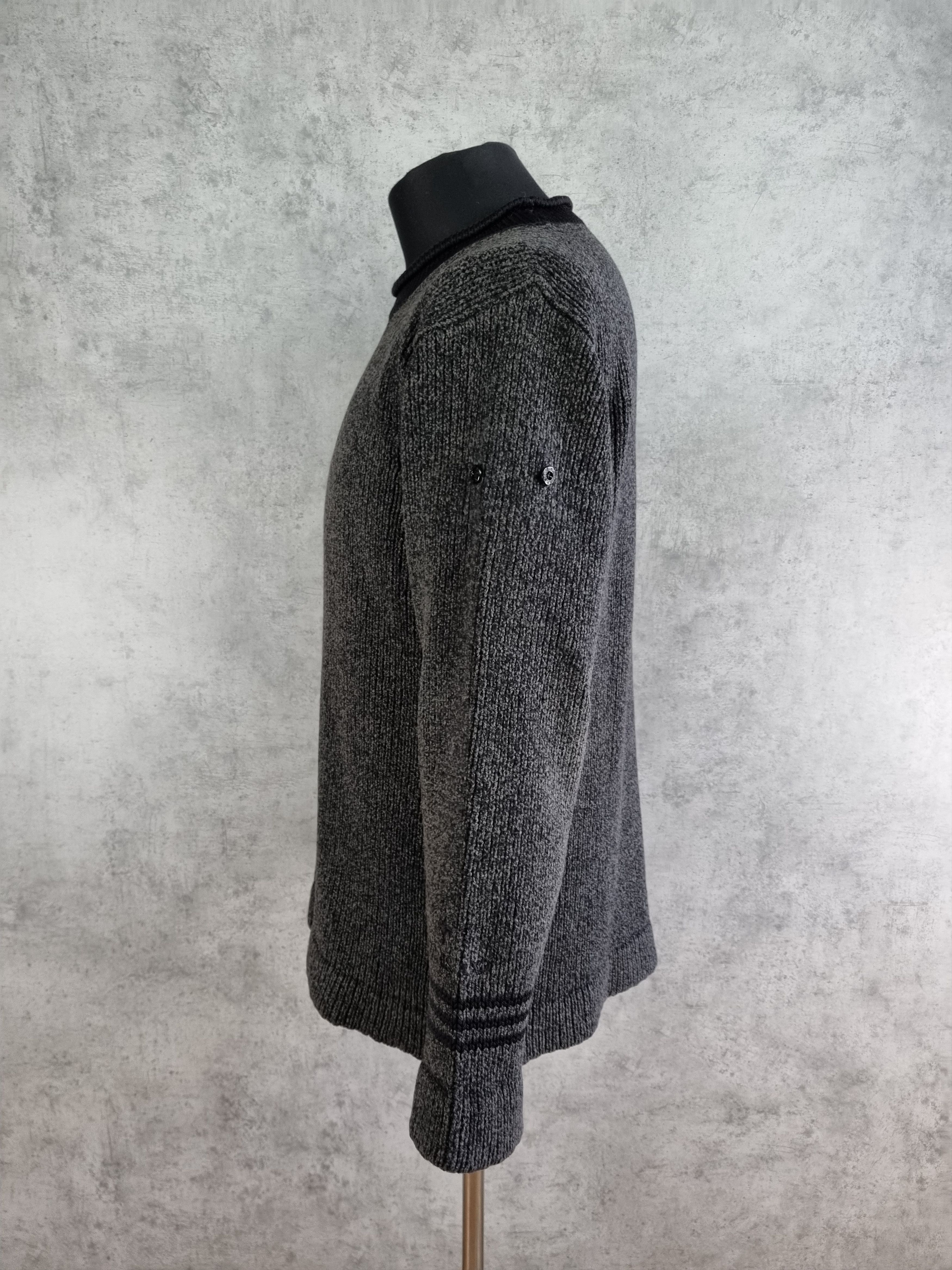Stone Island × Vintage 90s Stone Island Vintage Knitted Sweater Relaxed fit Size US L / EU 52-54 / 3 - 5 Thumbnail