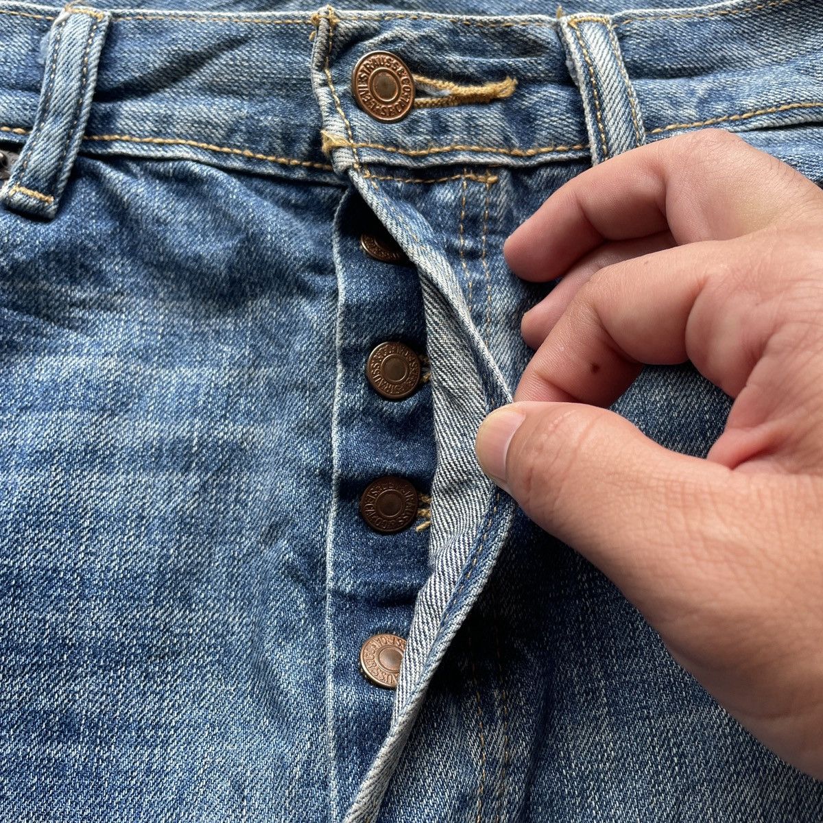 Levi's Vintage Levi’s 501 Jeans W33x32.5 Levi’s Faded Denim Pants Size US 33 - 5 Thumbnail