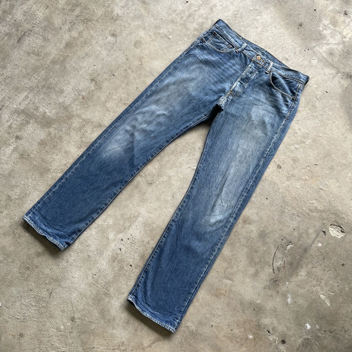 Levi's Vintage Levi’s 501 Jeans W33x32.5 Levi’s Faded Denim Pants Size US 33 - 2 Thumbnail