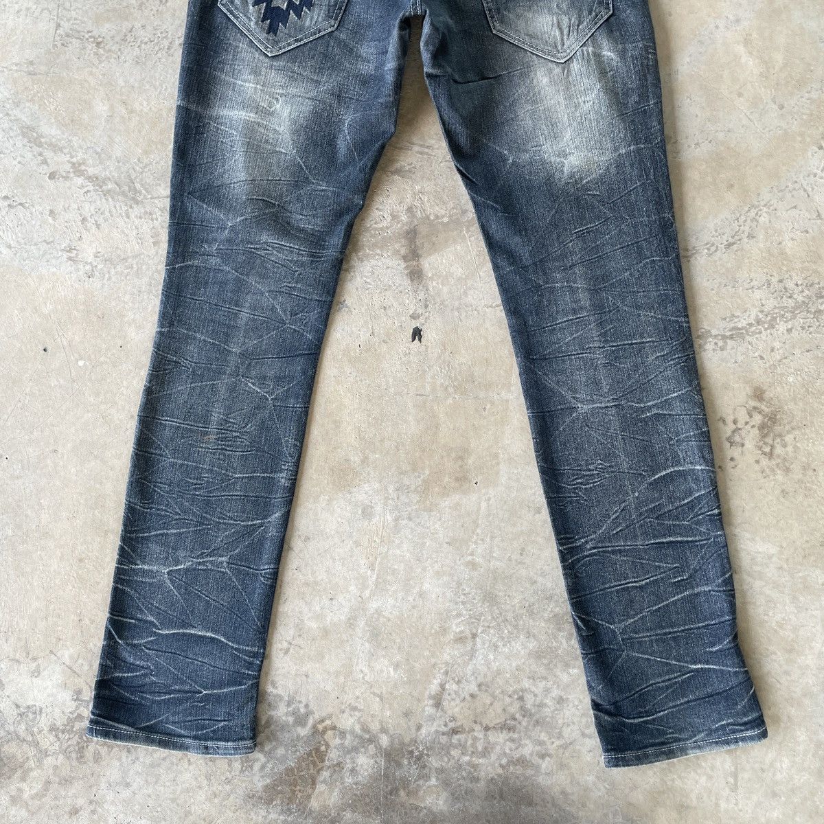 Japanese Brand Japanese Vintage Faded Distressed Denim Jeans Pants Rare W29 Size US 29 - 8 Thumbnail