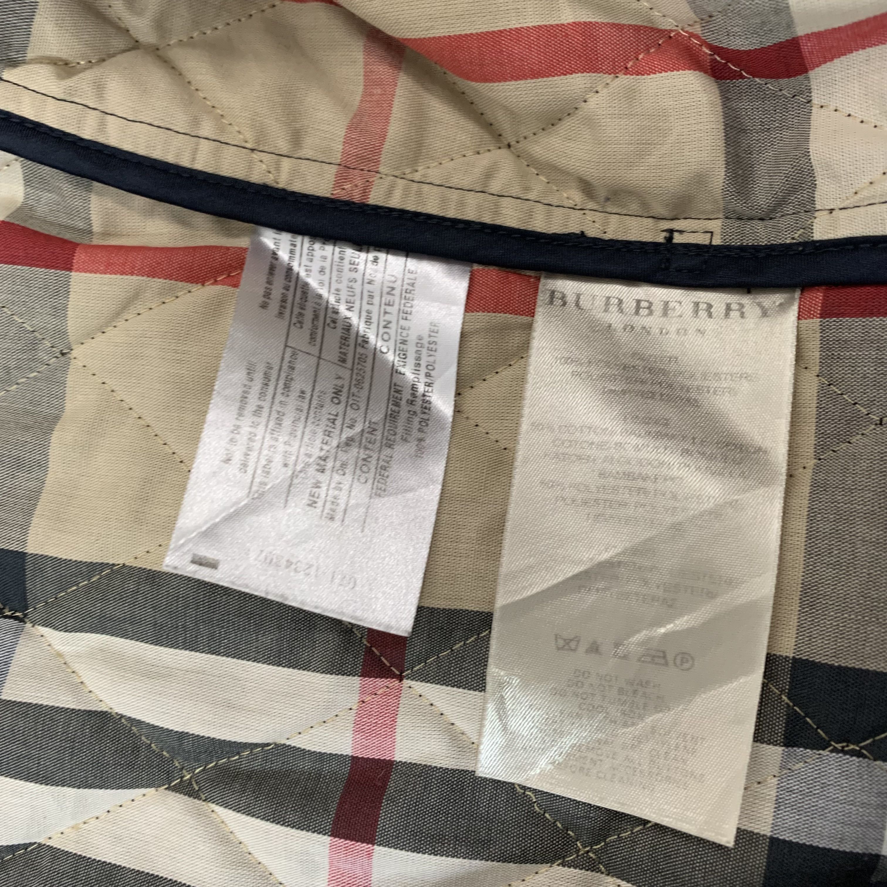Burberry Burberry London Quilted Nova Check Long Jacket Size S / US 4 / IT 40 - 8 Thumbnail