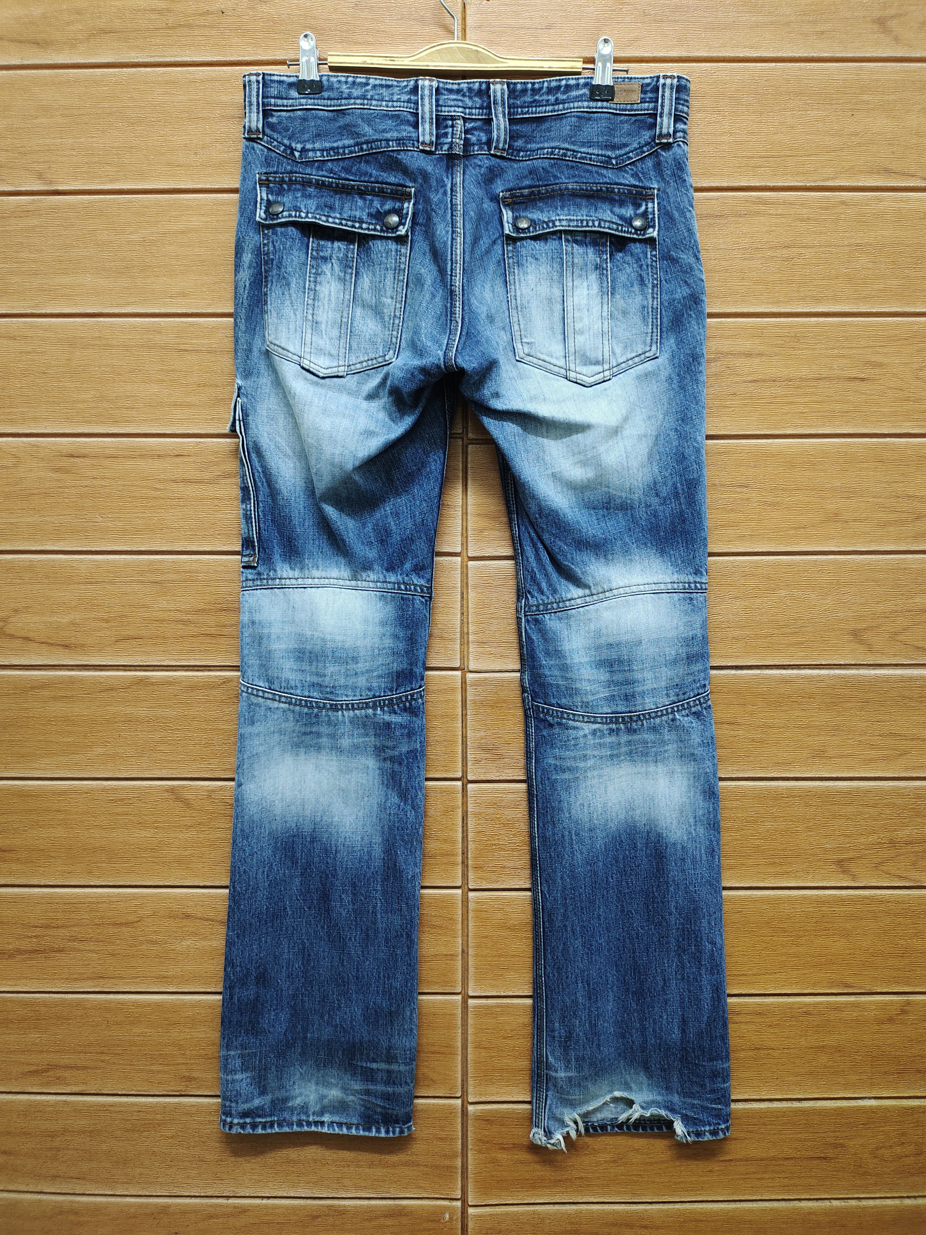 Nicole Club Vintage Nicole Tactical Multi Pocket Cargo Denim Jeans Size US 32 / EU 48 - 9 Thumbnail