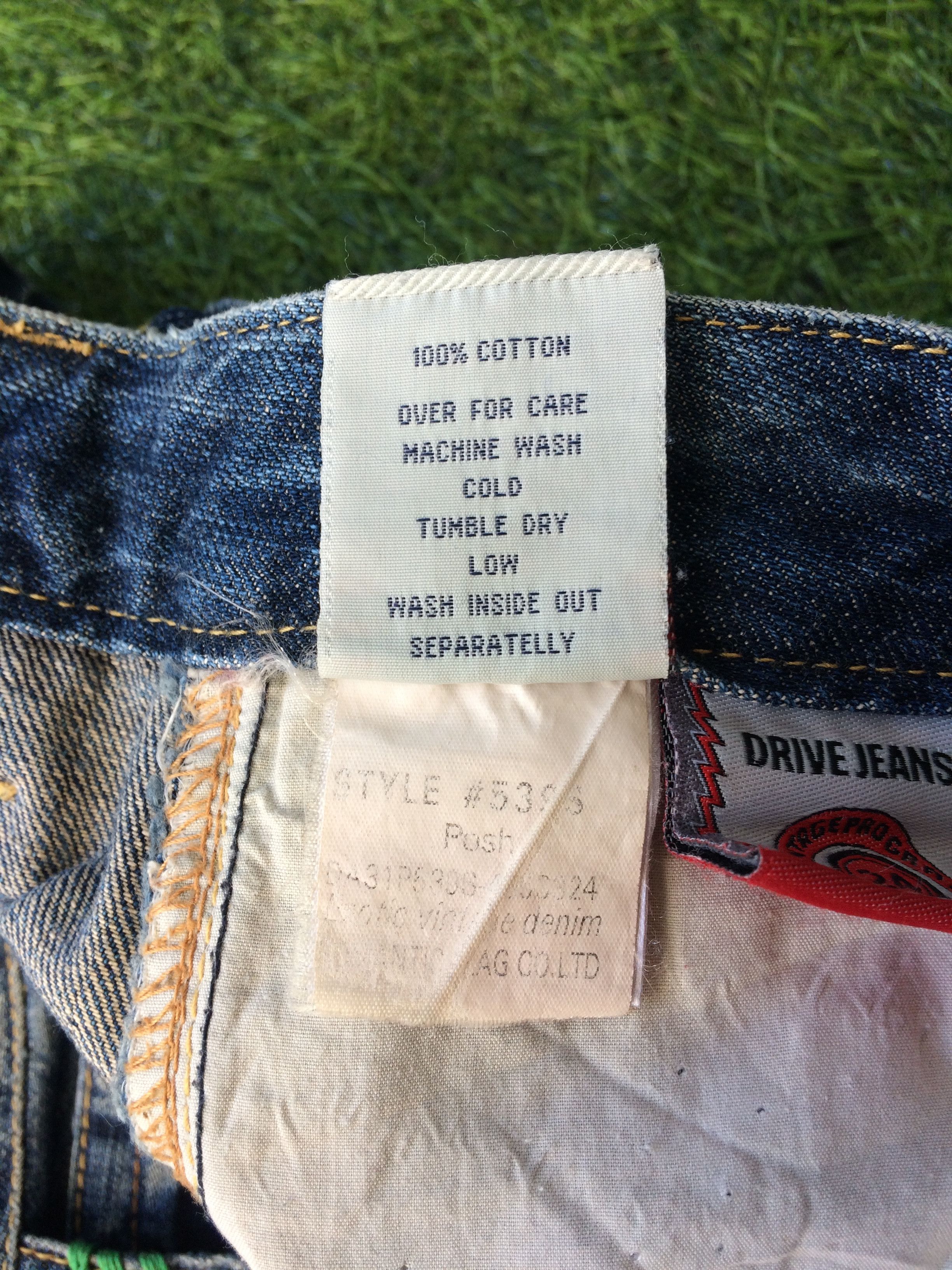 Designer Y2K Low Waist Flared Wide Leg Jeans #D-514 Size 24" / US 00 / IT 34 - 13 Thumbnail