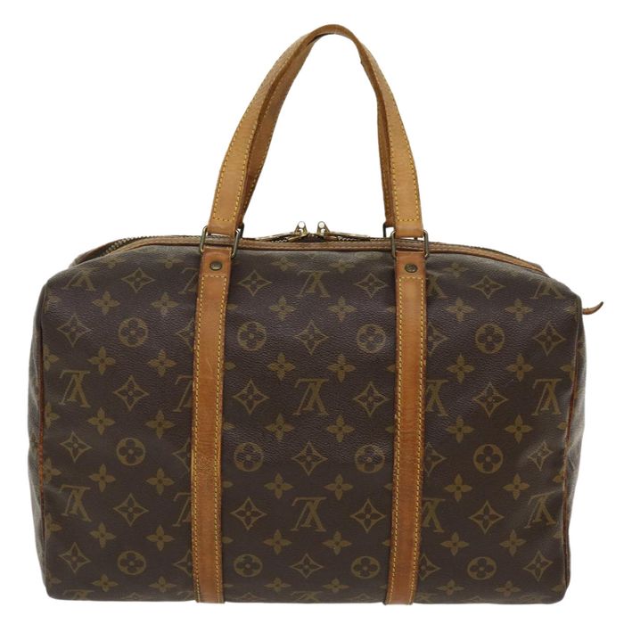 LOUIS VUITTON Monogram Sac Souple 35 Boston Bag Vintage