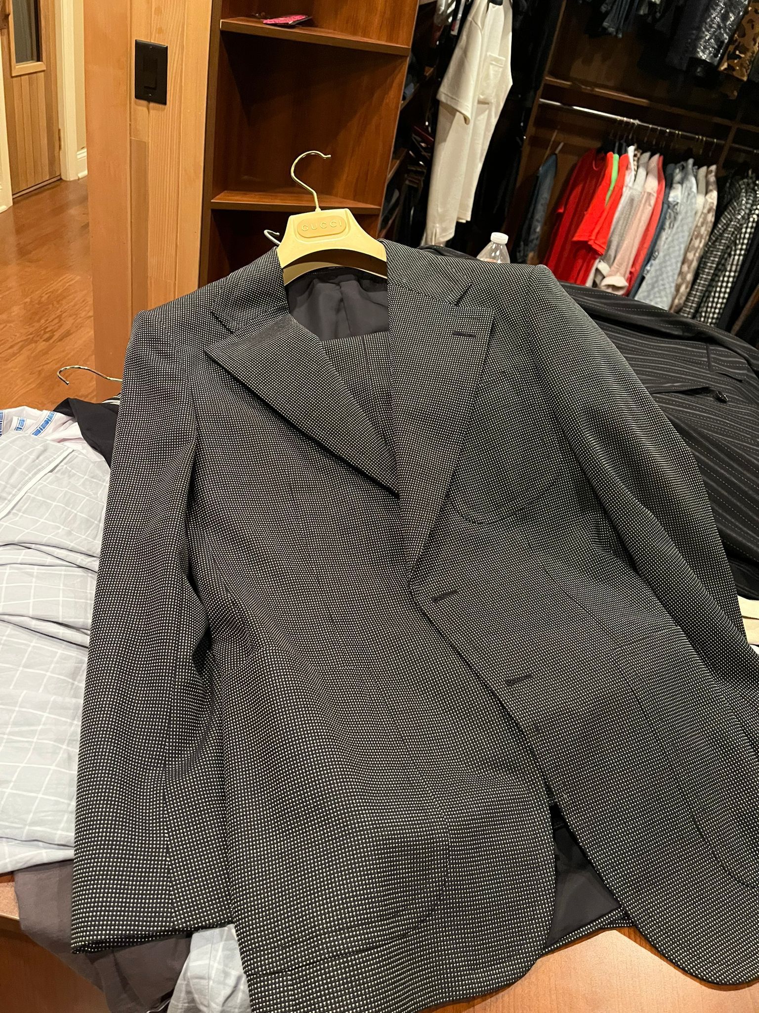 Gucci × Tom Ford Suits in Grey Size US M / EU 48-50 / 2 - 9 Thumbnail