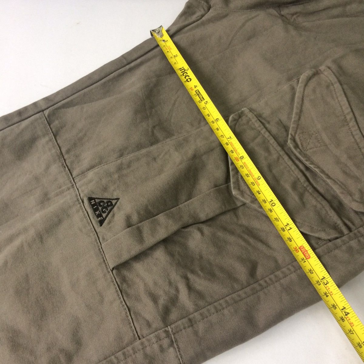 Nike 🔥NIKE ACG CARGO TACTICAL POCKET BROWN BAGGY PANTS Size US 30 / EU 46 - 18 Thumbnail