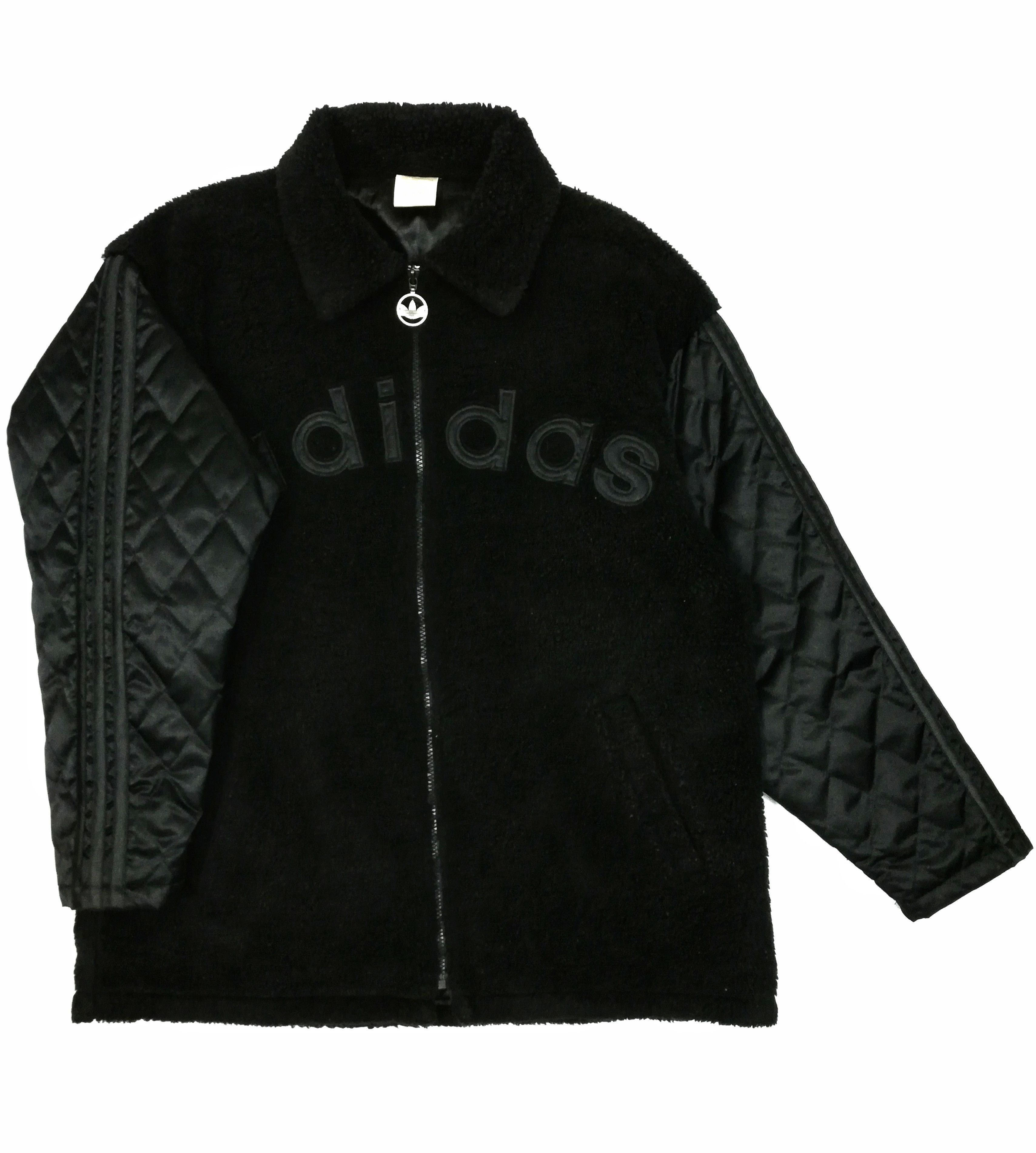Adidas 🔥Adidas Big Logo Spell Out Fleece Jacket Made In Japan🔥 Size US M / EU 48-50 / 2 - 3 Thumbnail