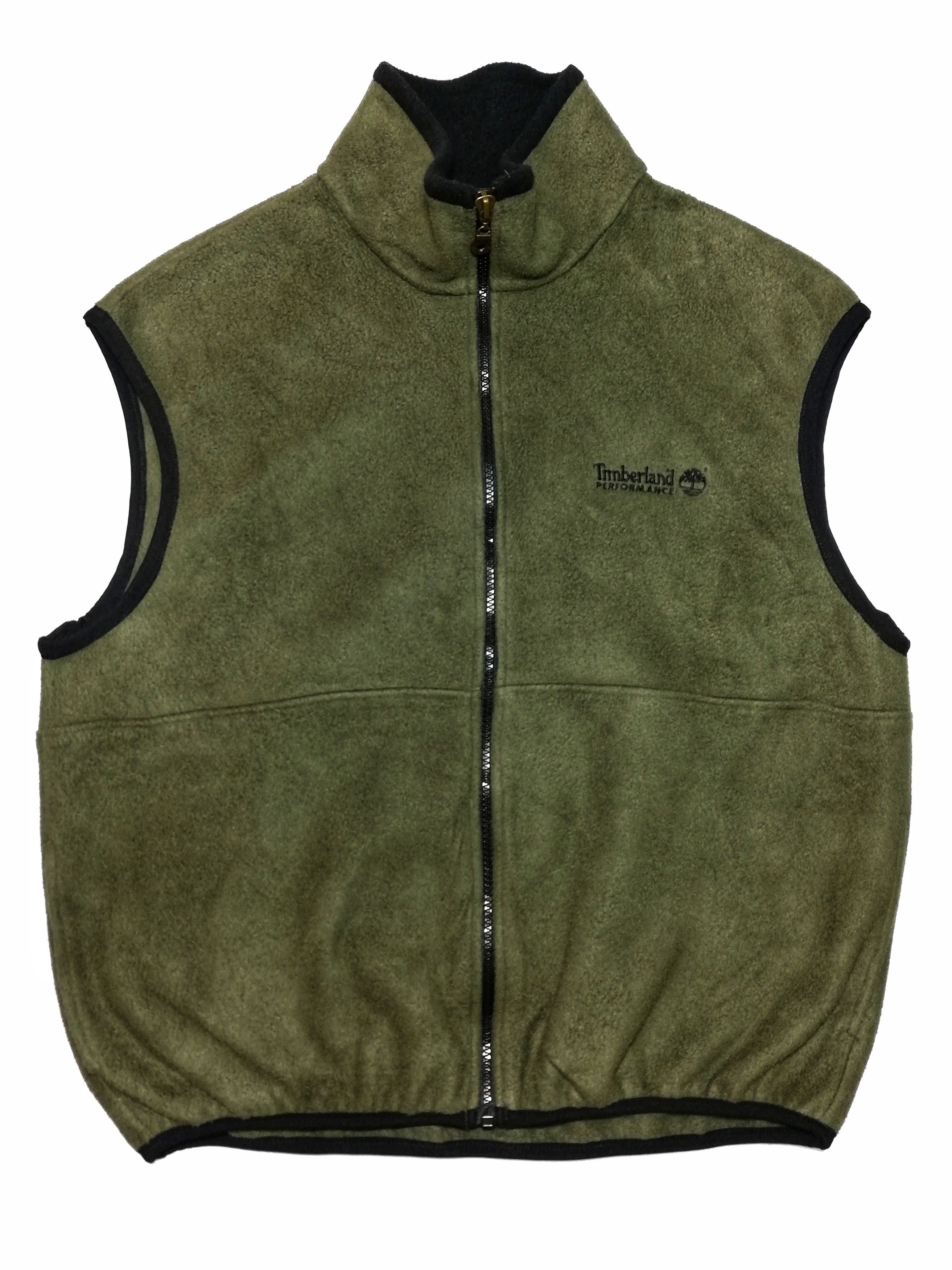 Polartec × Timberland 🔥Timberland Performance Fleece Vest Military Green🔥 Size US M / EU 48-50 / 2 - 4 Thumbnail