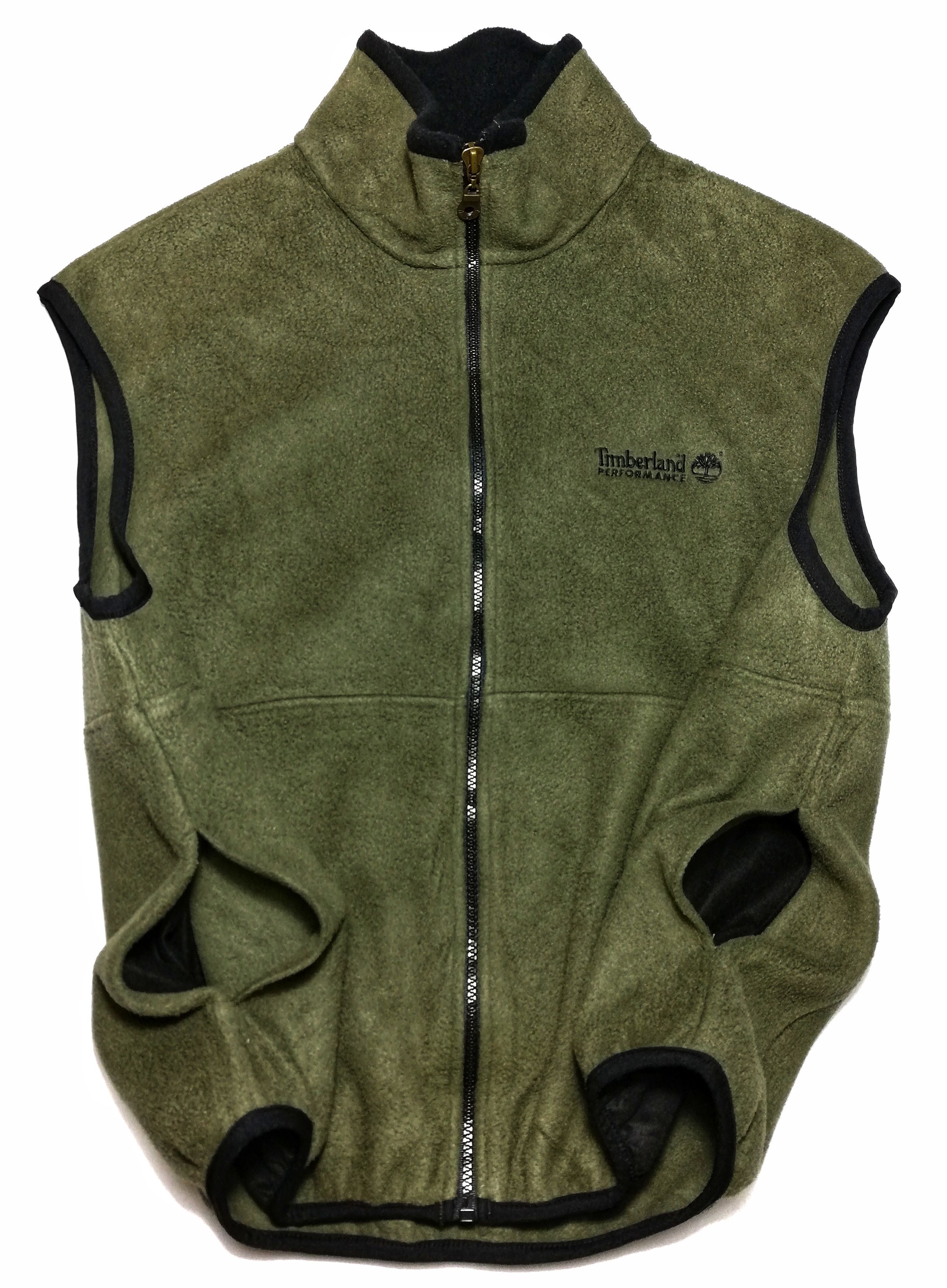 Polartec × Timberland 🔥Timberland Performance Fleece Vest Military Green🔥 Size US M / EU 48-50 / 2 - 3 Thumbnail