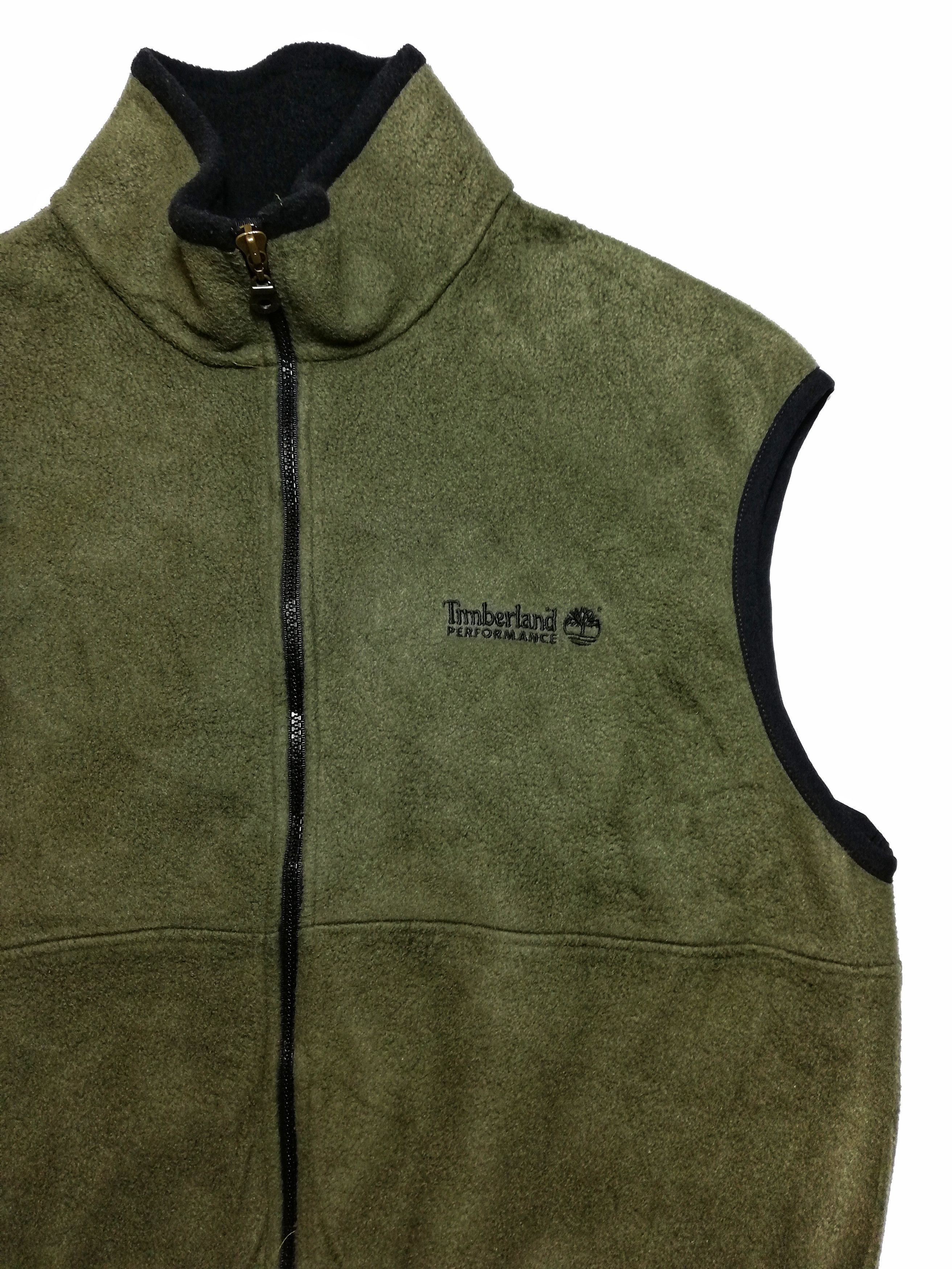 Polartec × Timberland 🔥Timberland Performance Fleece Vest Military Green🔥 Size US M / EU 48-50 / 2 - 2 Thumbnail