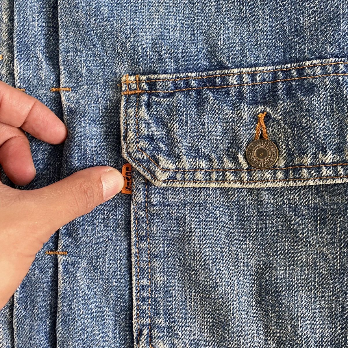 Levi's VTG Levi’s 502 Type 2 Orange Tab Pleated Denim Jacket Japan Size US L / EU 52-54 / 3 - 6 Thumbnail