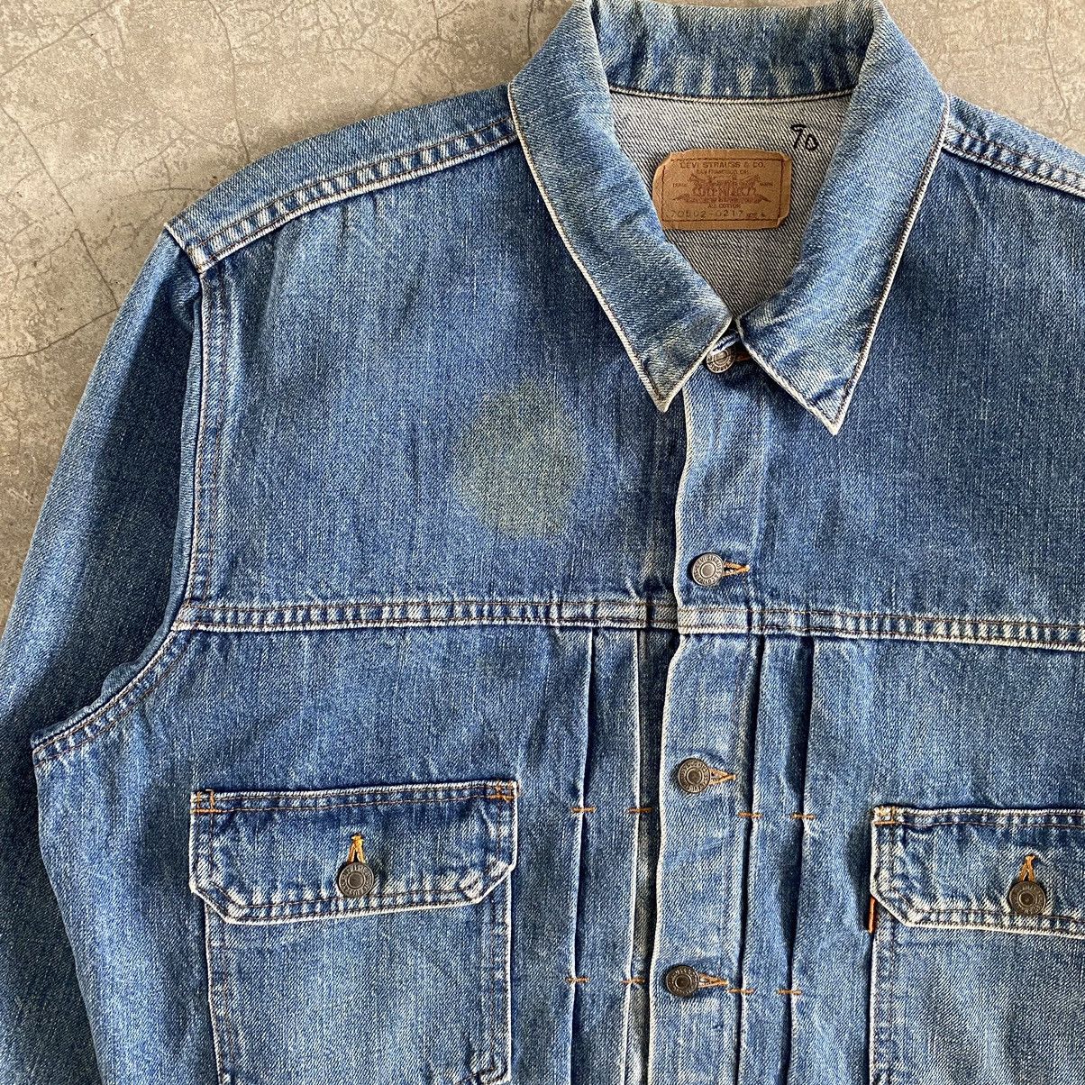 Levi's VTG Levi’s 502 Type 2 Orange Tab Pleated Denim Jacket Japan Size US L / EU 52-54 / 3 - 5 Thumbnail
