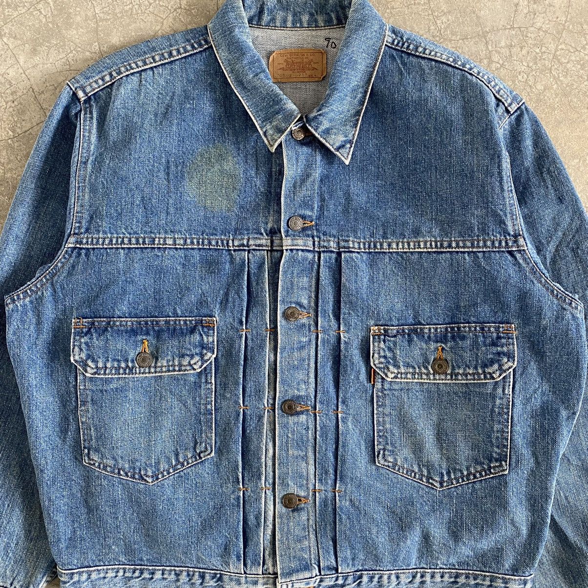 Levi's VTG Levi’s 502 Type 2 Orange Tab Pleated Denim Jacket Japan Size US L / EU 52-54 / 3 - 4 Thumbnail