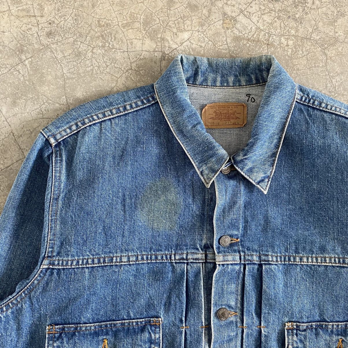 Levi's VTG Levi’s 502 Type 2 Orange Tab Pleated Denim Jacket Japan Size US L / EU 52-54 / 3 - 9 Thumbnail