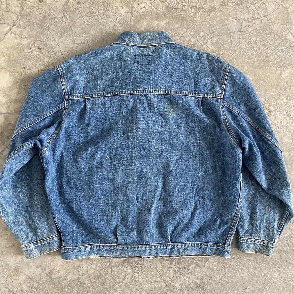 Levi's VTG Levi’s 502 Type 2 Orange Tab Pleated Denim Jacket Japan Size US L / EU 52-54 / 3 - 12 Thumbnail
