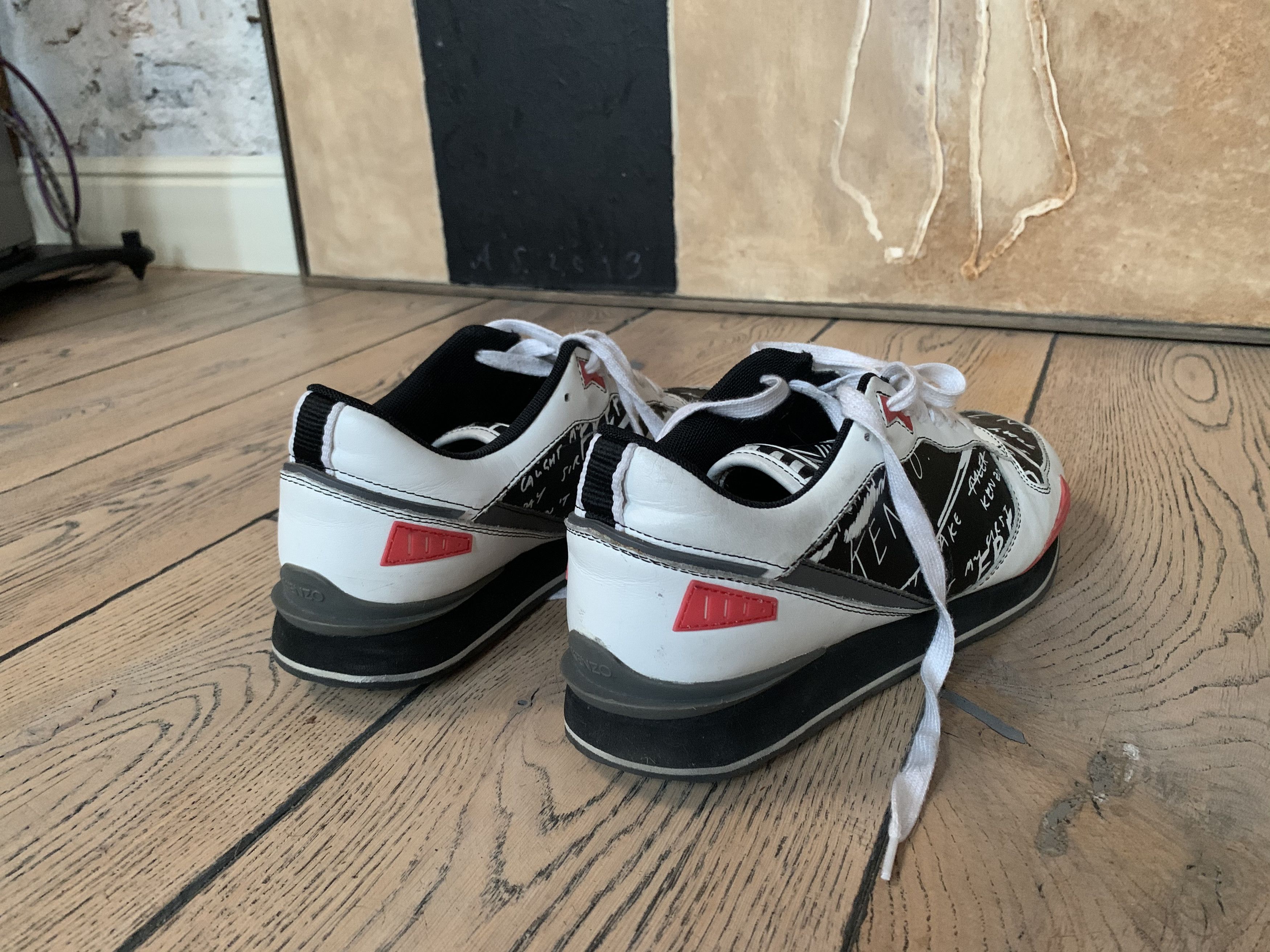 Kenzo Rare New Wave Scribble sneakers Size US 9 / EU 42 - 4 Thumbnail