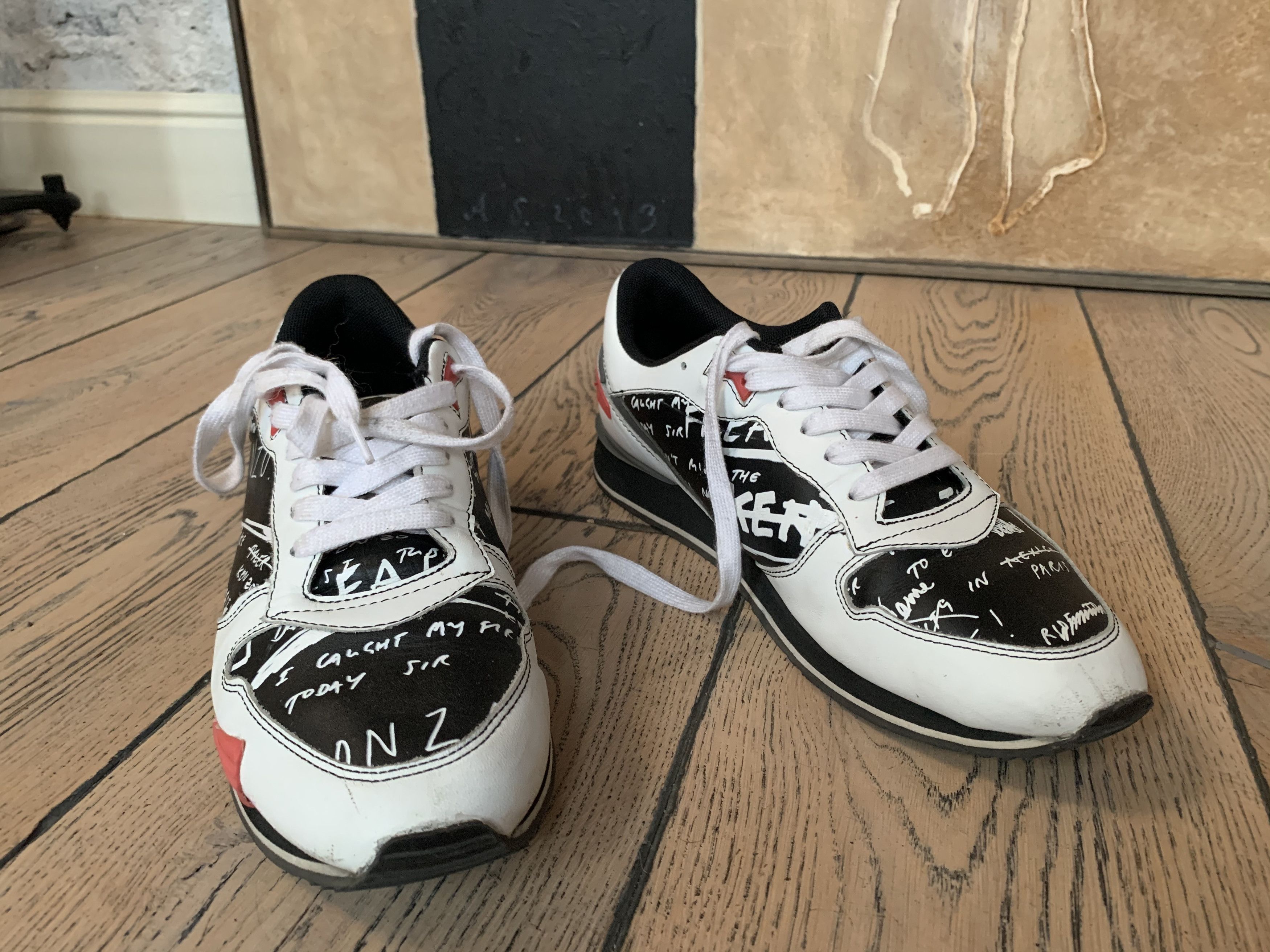 Kenzo Rare New Wave Scribble sneakers Size US 9 / EU 42 - 2 Thumbnail
